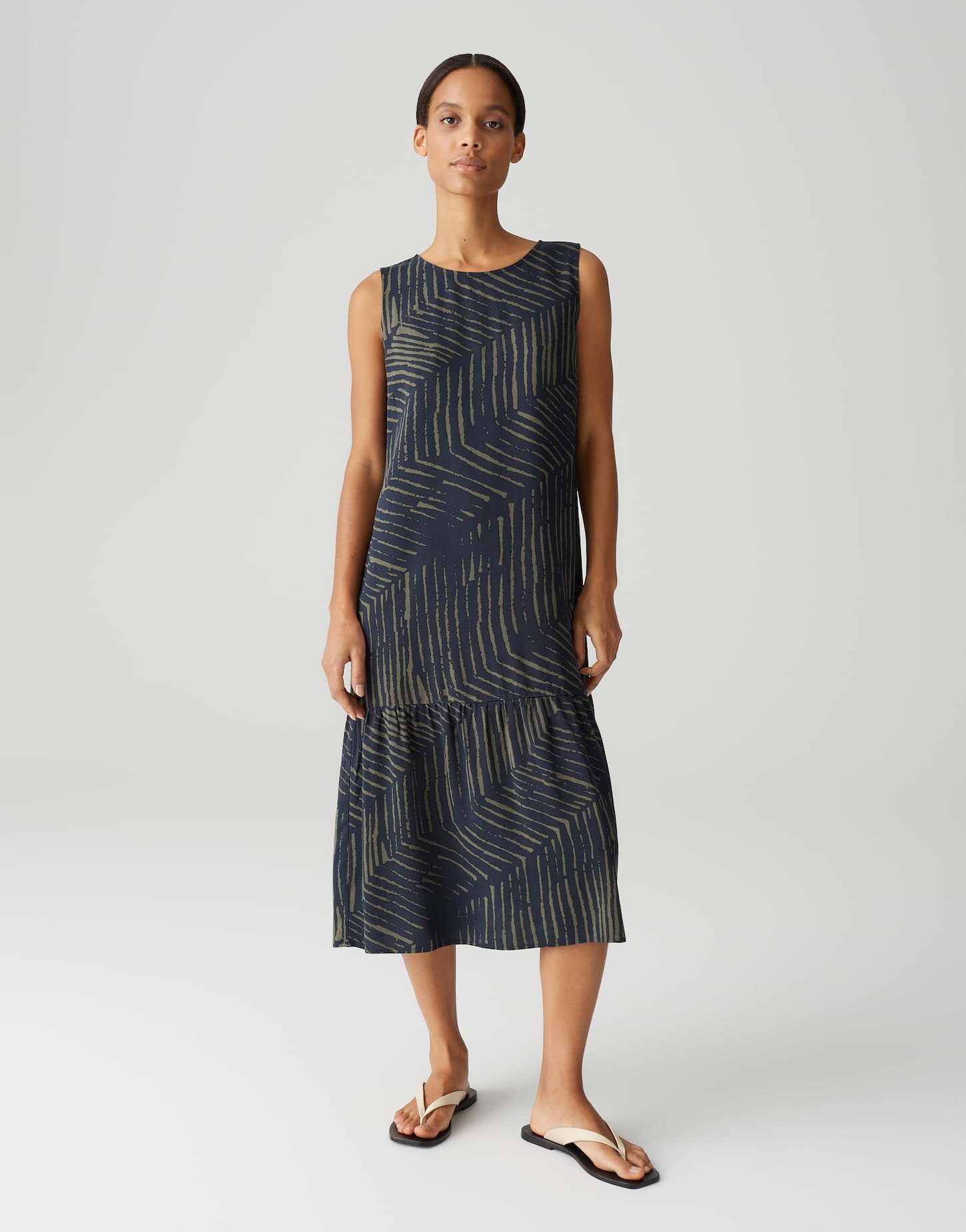 OPUS Trägerkleid WICY PALM LEAVES bedruckte günstig online kaufen