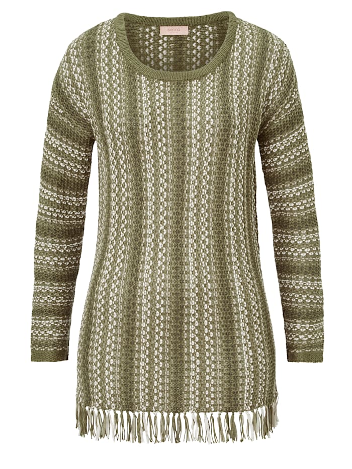 Strickpullover SIENNA Khaki günstig online kaufen