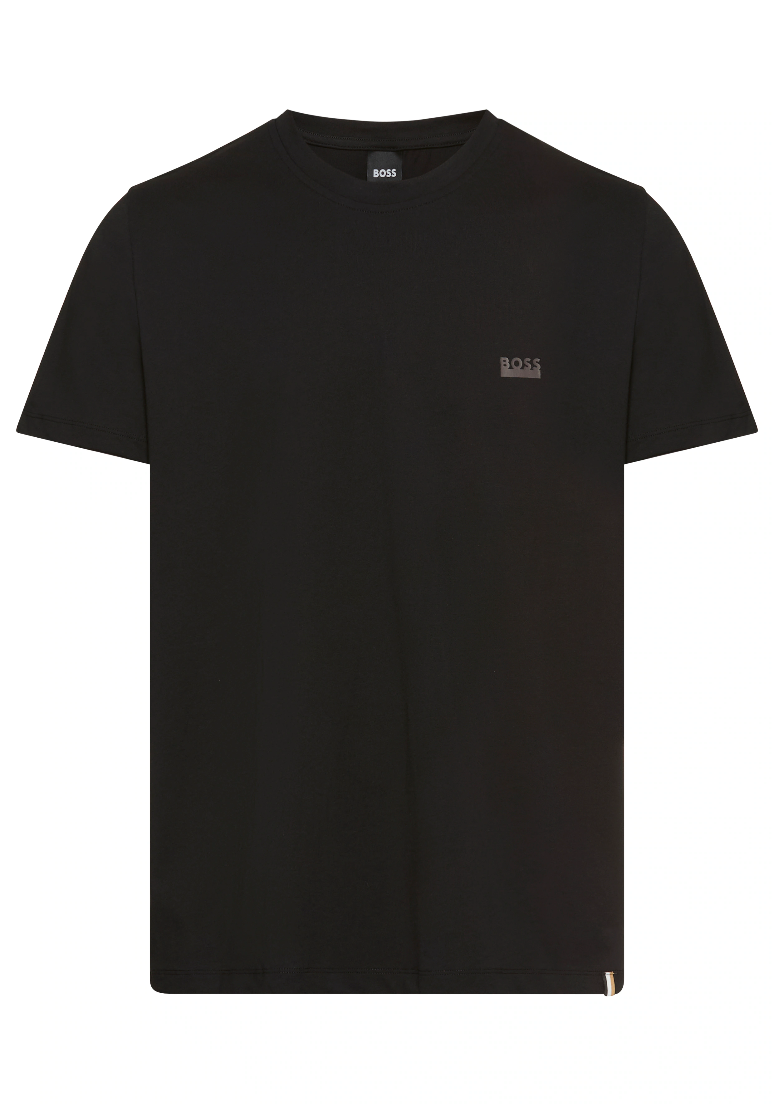 BOSS T-Shirt, Rundhals, Jersey, kleines Logo, regular fit günstig online kaufen