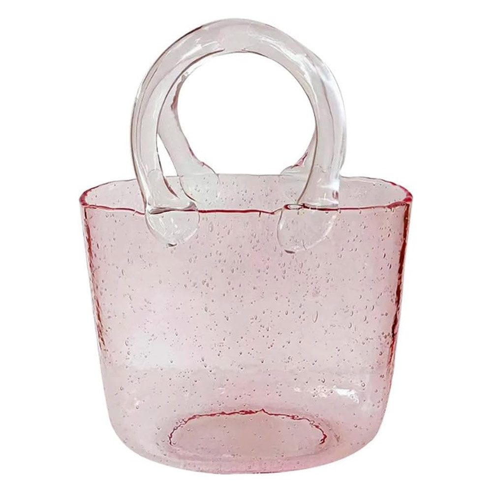 FELIXLEO Dekovase Glas Blumenvase Glasvasen Weihnachtsdeko günstig online kaufen