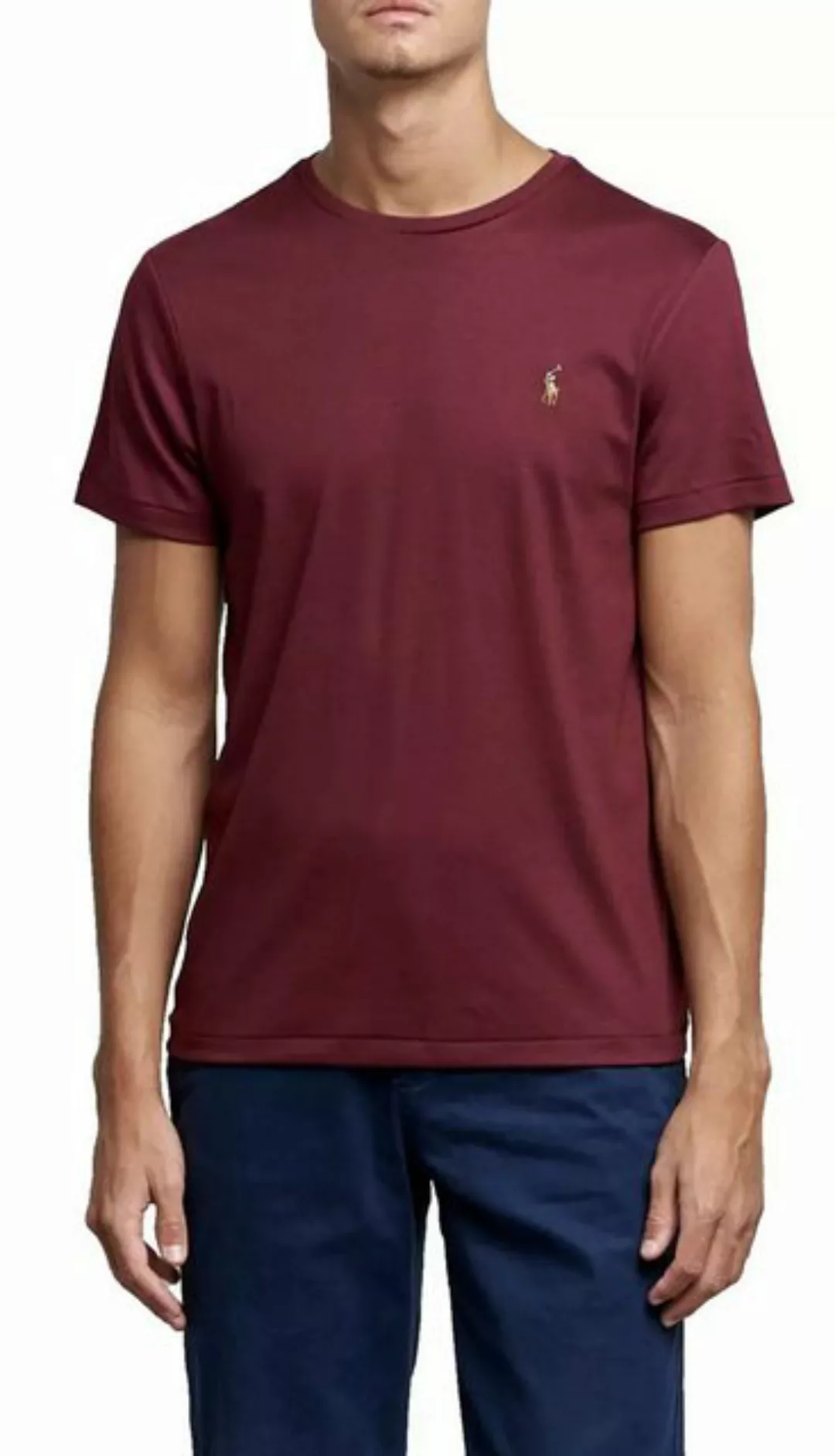 Polo Ralph Lauren T-Shirt Pima Cotton Shirt Custom Slim Fit 100% Pima-Baumw günstig online kaufen