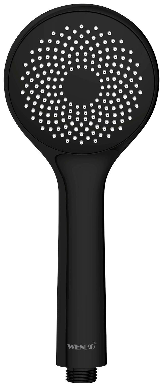 WENKO Handbrause Watersaving, (1-tlg), Schwarz matt, günstig online kaufen