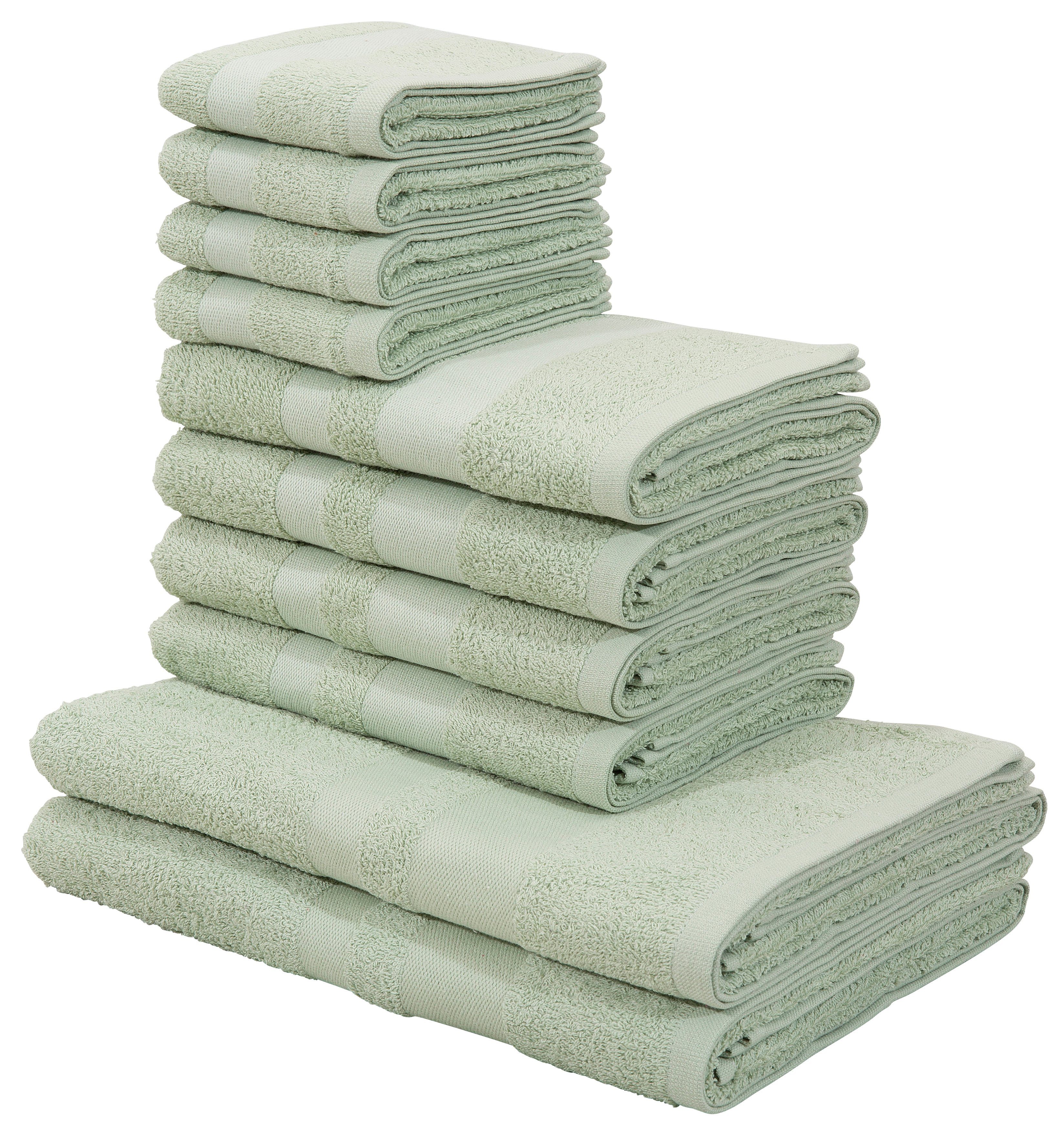 my home Handtuch Set Vanessa, 10-tlg günstig online kaufen