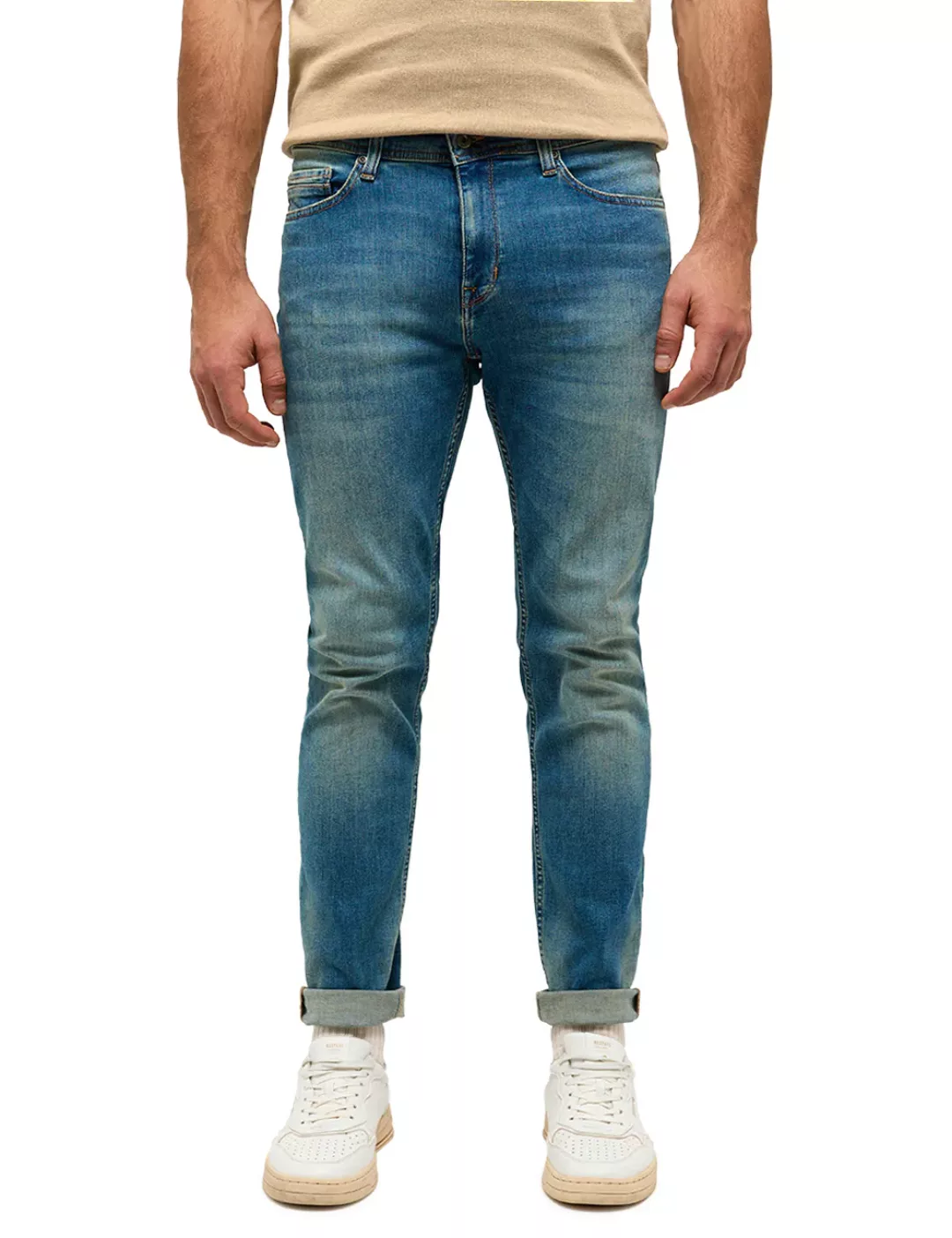 Mustang Jeans Vegas Slim Fit vintage blue used extra lang günstig online kaufen