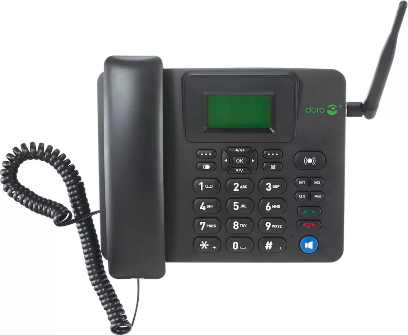 Doro 4100H GSM Tisch Telefon Handy (6,84 cm/2,694 Zoll, 0,08 GB Speicherpla günstig online kaufen