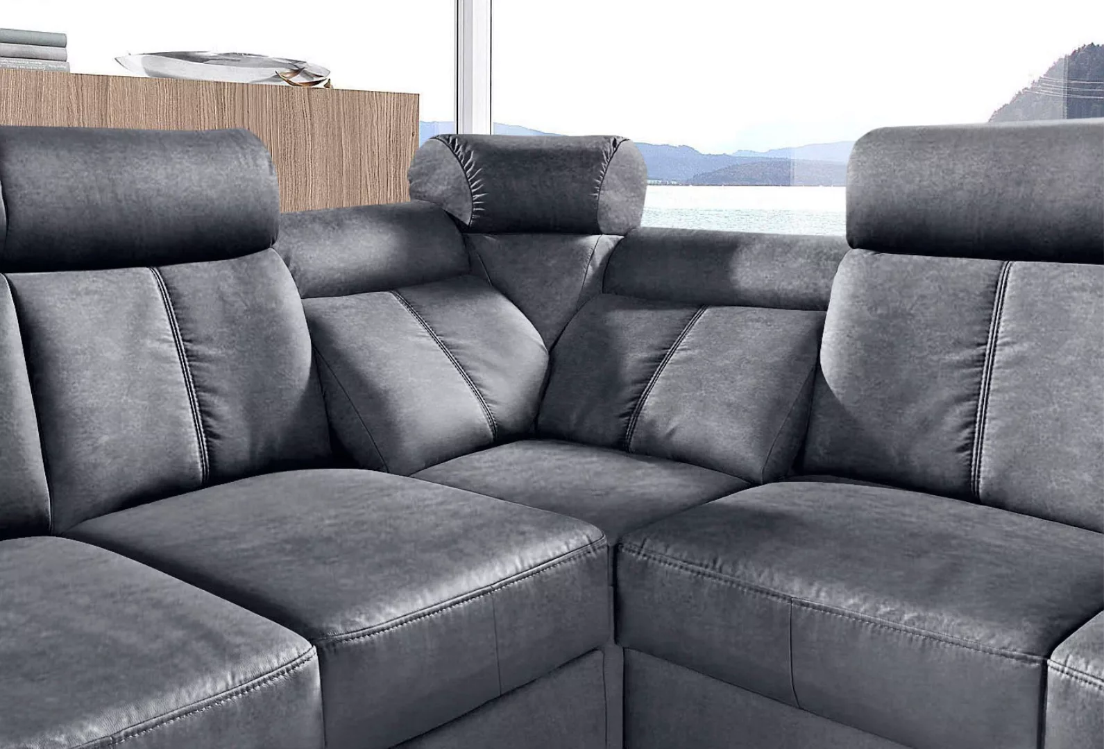 sit&more Ecksofa »Basel L-Form«, wahlweise mit Relaxfunktion günstig online kaufen