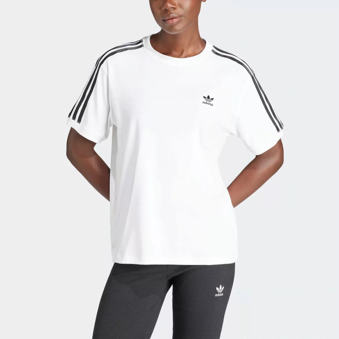 adidas Originals T-Shirt "3 STRIPE TEE", drei Streifen Shirt mit Trefoil Lo günstig online kaufen