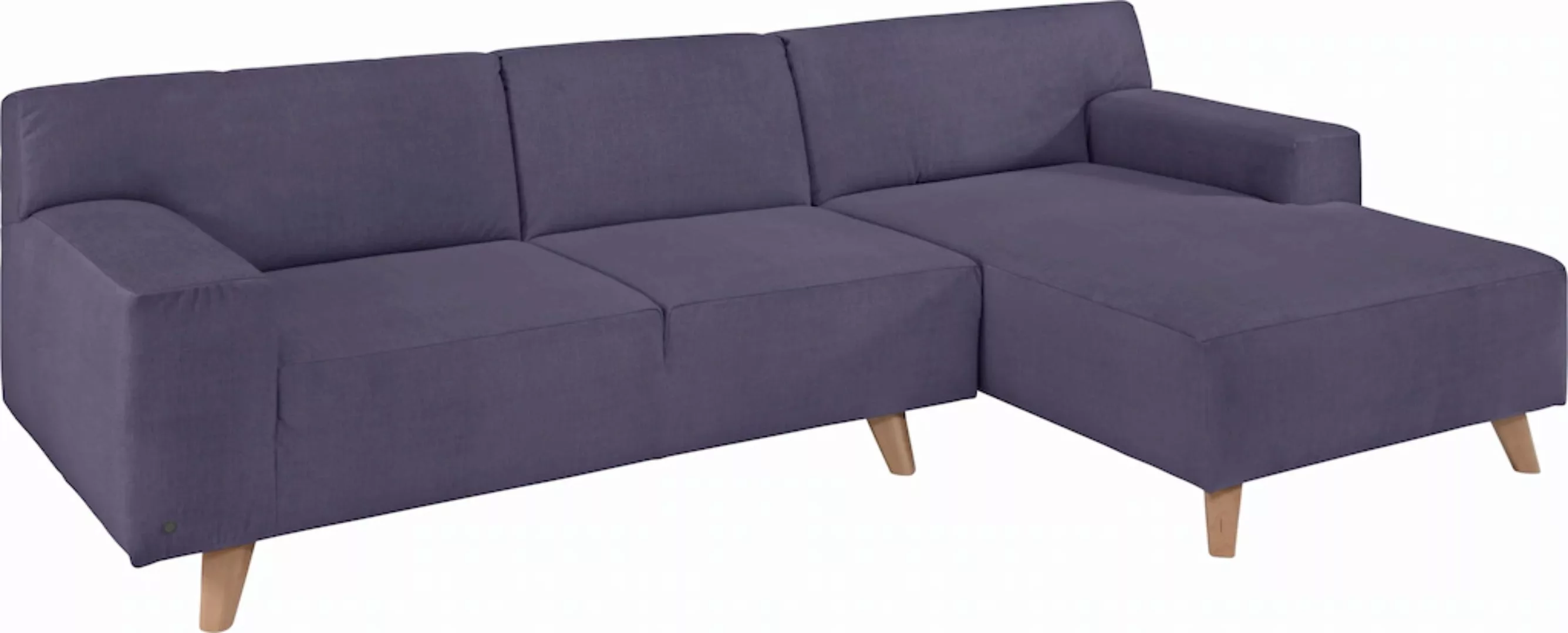 TOM TAILOR HOME Ecksofa "NORDIC PURE", mit Recamiere, im Retrolook, Füße Bu günstig online kaufen