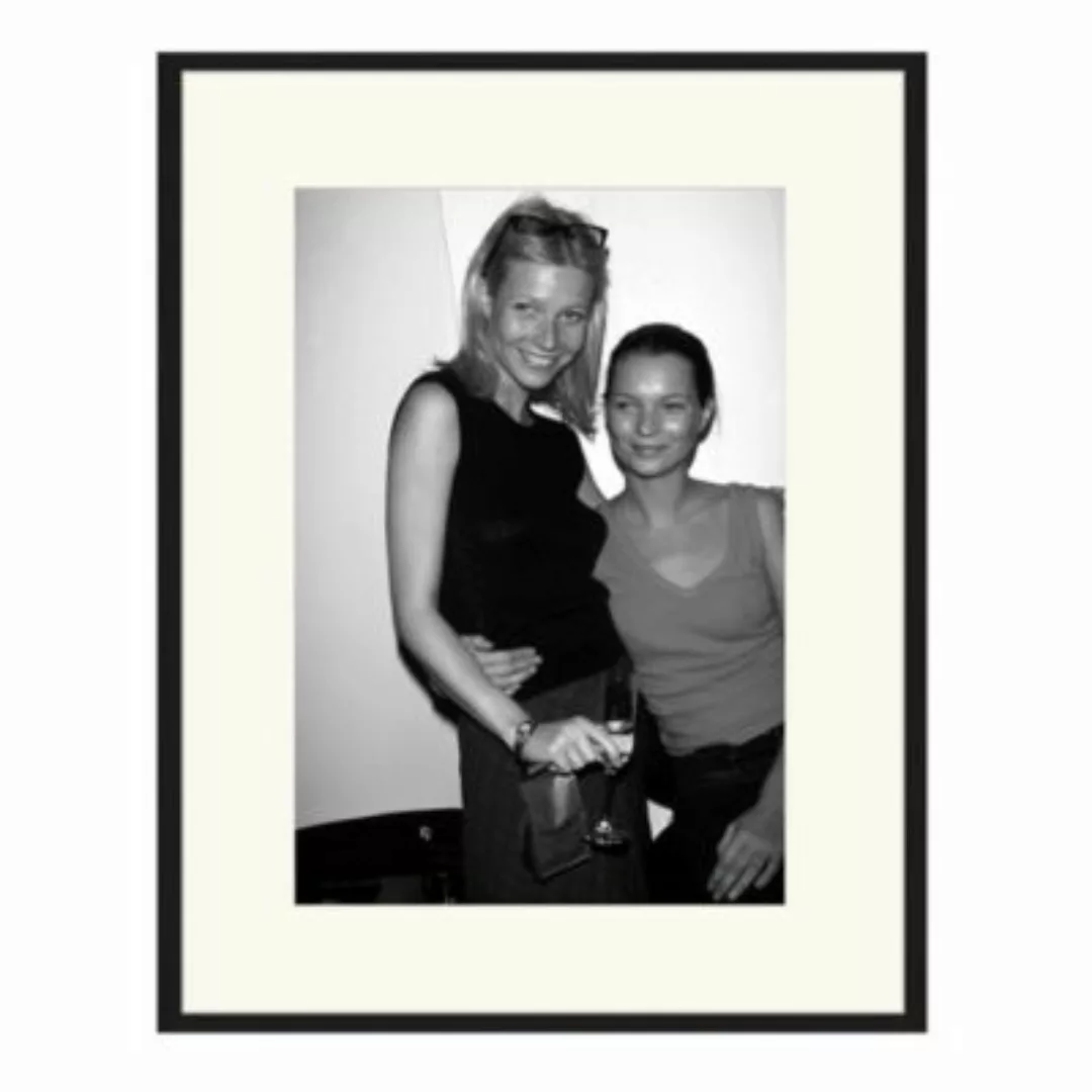 Any Image Wandbild Gwyneth Paltrow und Kate Moss schwarz Gr. 30 x 40 günstig online kaufen