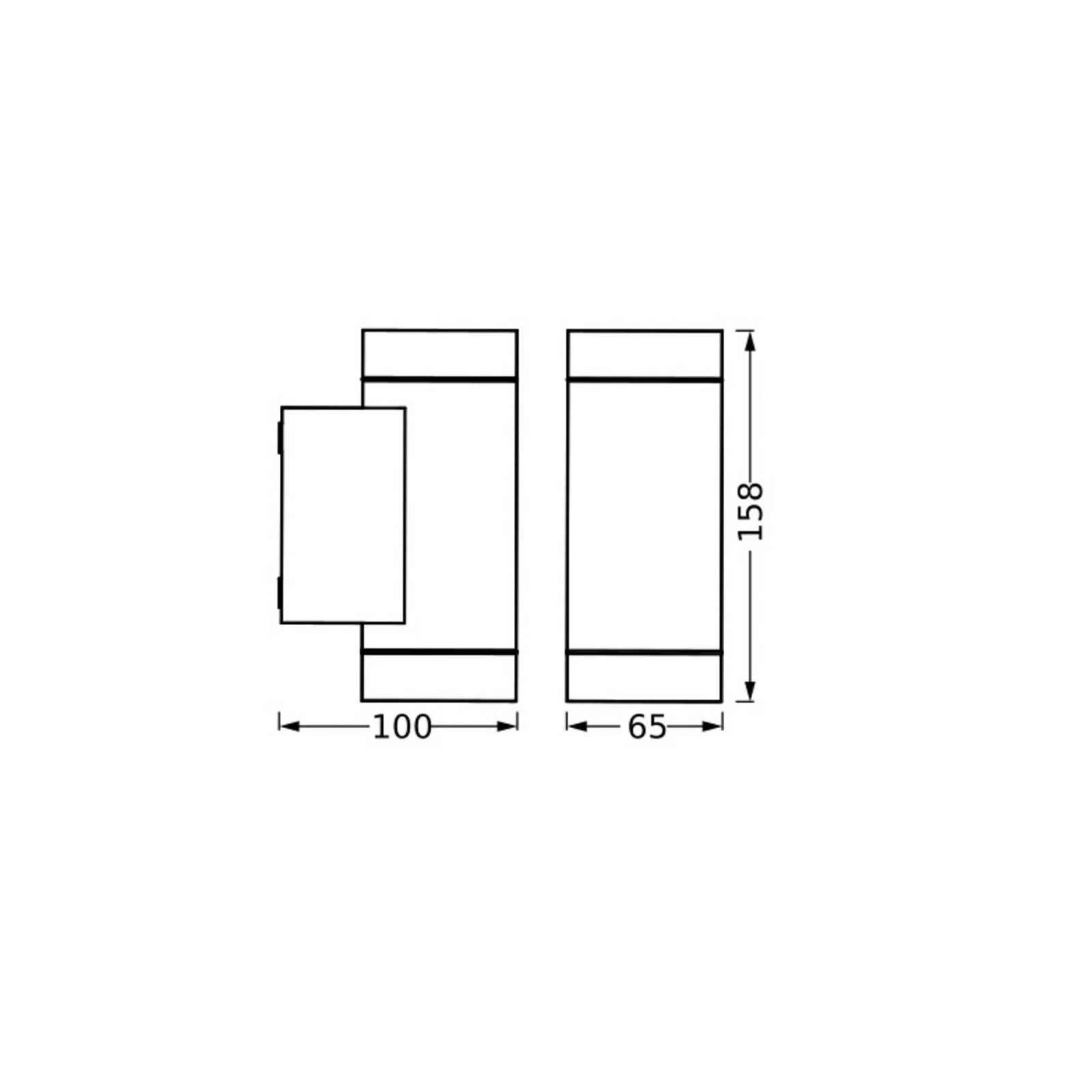OSRAM Außenwandleuchte ENDURA CLASSIC ITYS, dunkelgrau IP65 günstig online kaufen