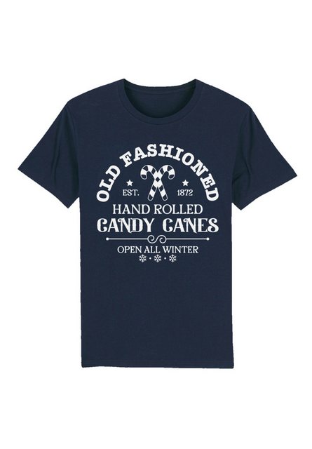 F4NT4STIC T-Shirt Cany Canes Retro Weihnachts Sign Premium Qualität günstig online kaufen