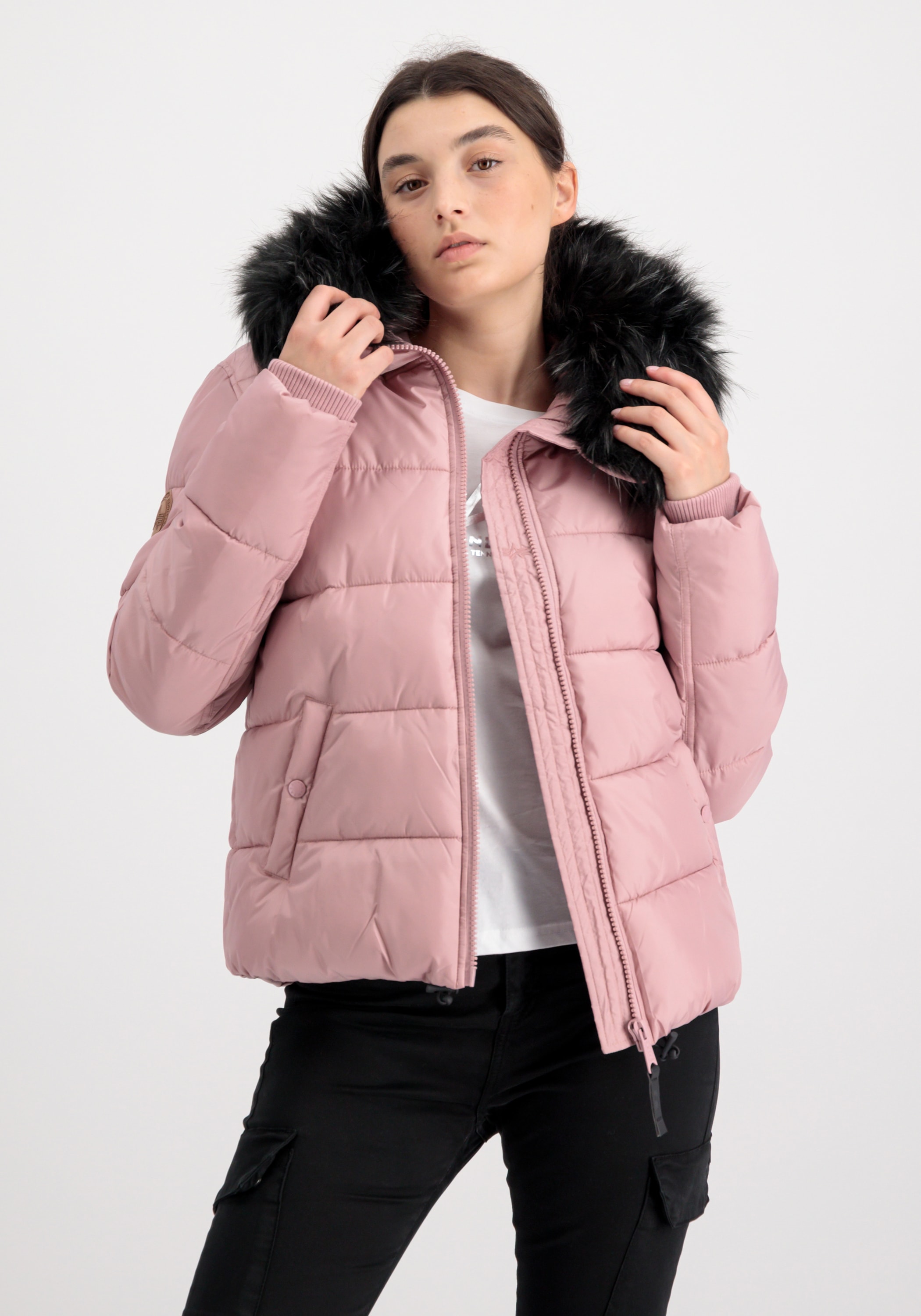 Alpha Industries Winterjacke "Hooded Puffer Alpha Women Winterjacke" günstig online kaufen