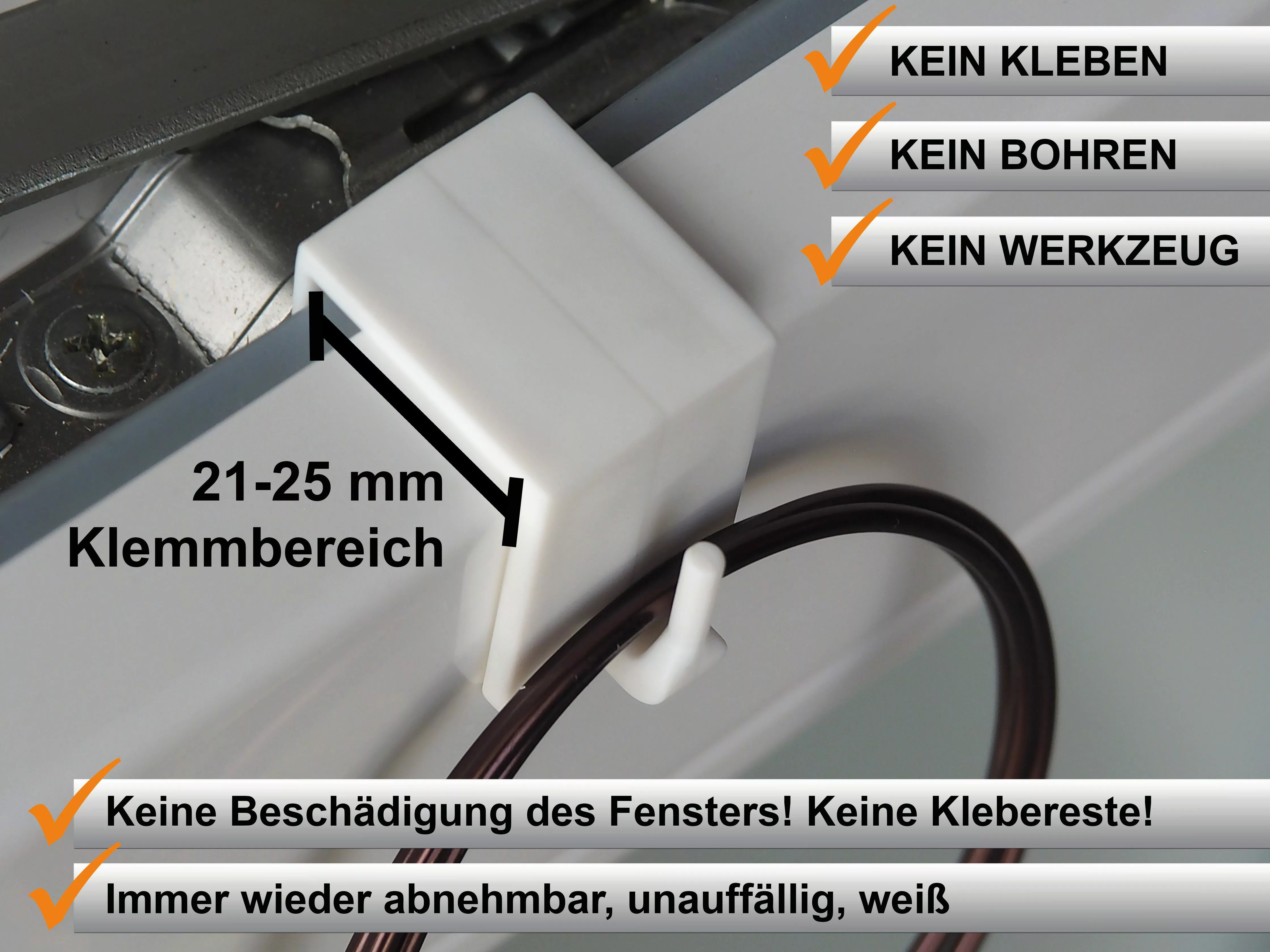 dekondo Fensterhaken Dekohaken Dekoklipp Fensterklipp Gardinenhaken günstig online kaufen