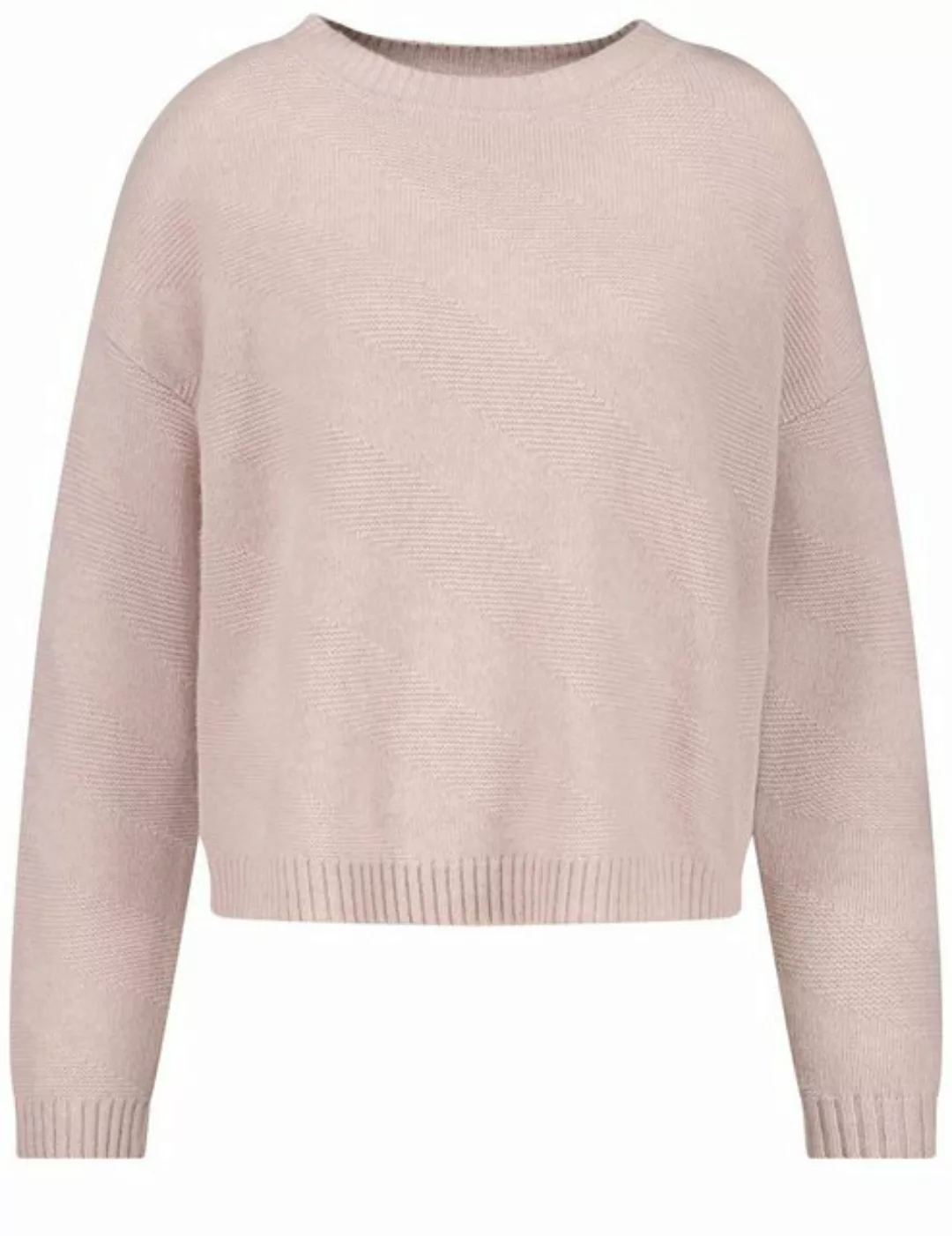 GERRY WEBER Sweatshirt Kaschmirpullover mit Strukturstrick günstig online kaufen