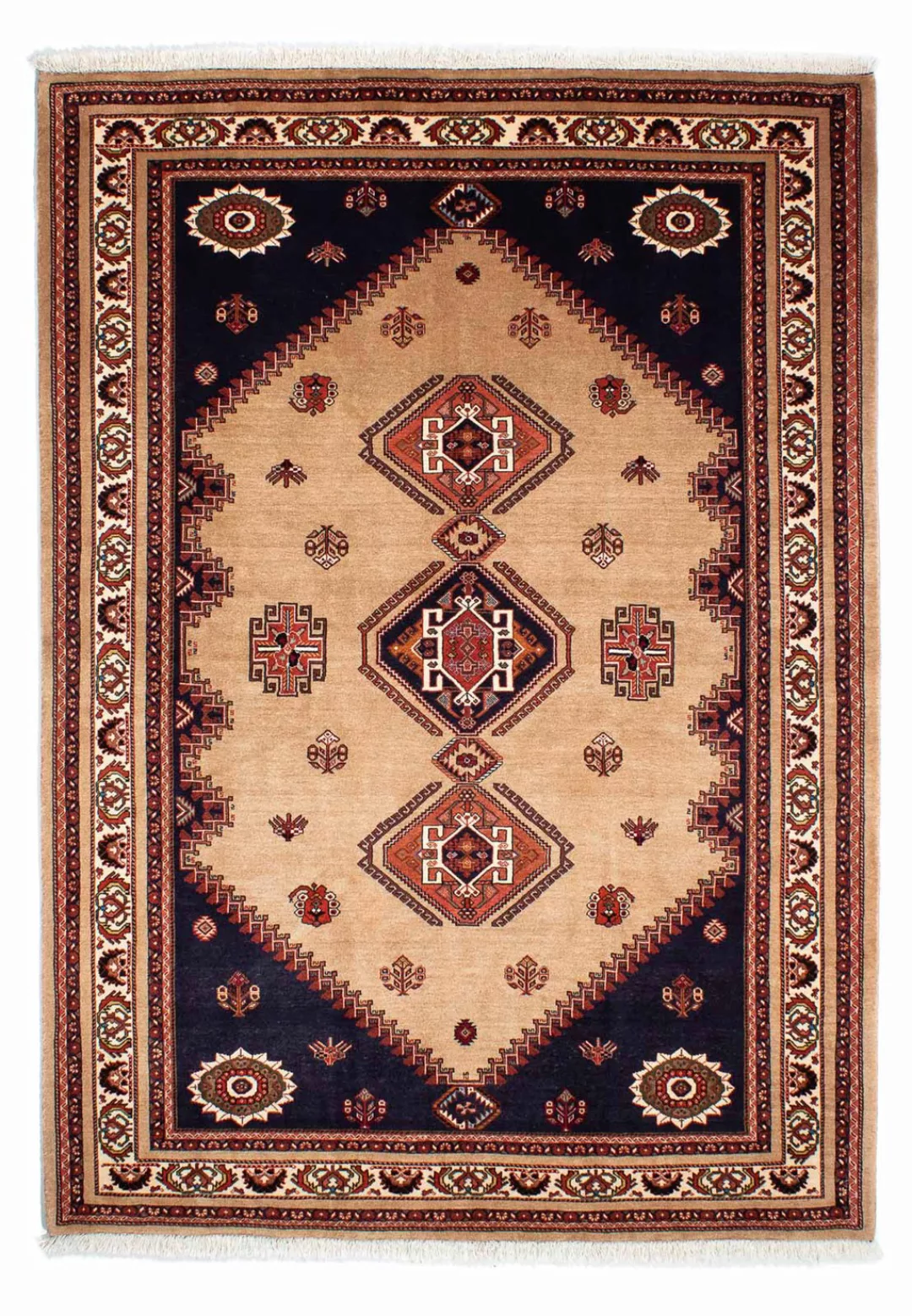 morgenland Orientteppich »Perser - Nomadic - 246 x 174 cm - hellbraun«, rec günstig online kaufen