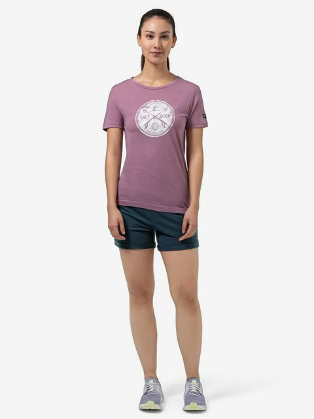 SUPER.NATURAL Shorts für Damen aus Merino W WIDE SHORTS für den Strand & de günstig online kaufen