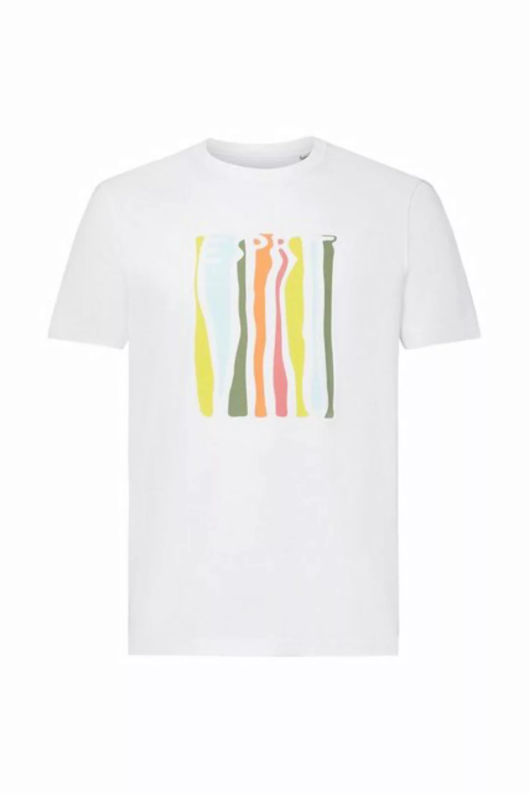 Esprit Collection T-Shirt Rundhals-T-Shirt, 100 % Baumwolle (1-tlg) günstig online kaufen
