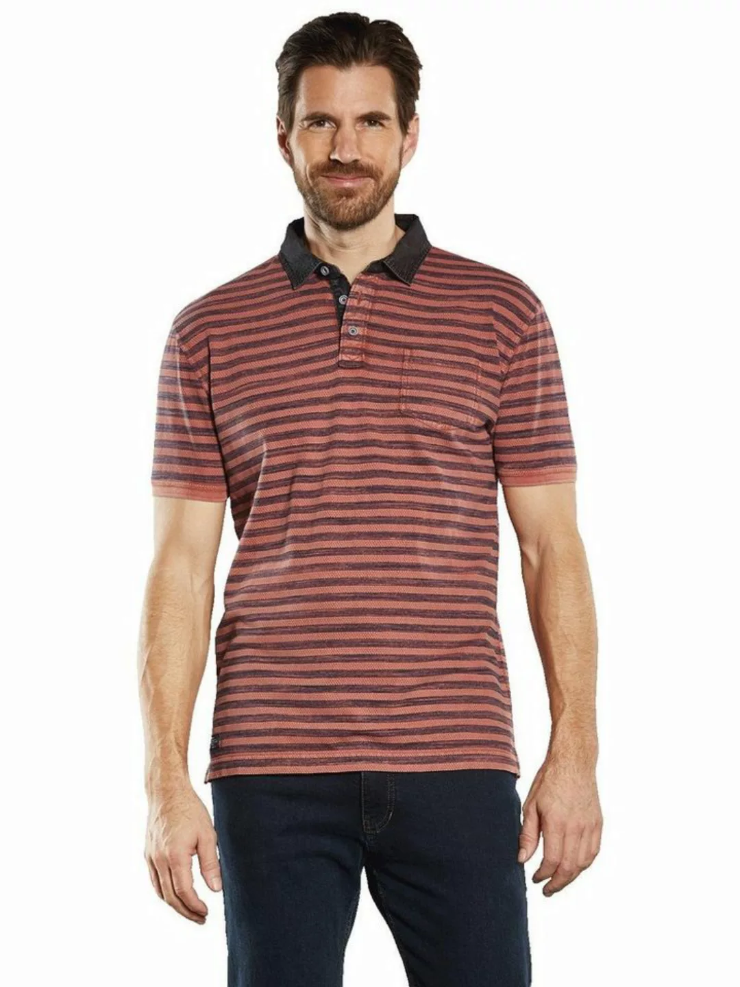 Engbers Poloshirt Polo-Shirt gestreift günstig online kaufen