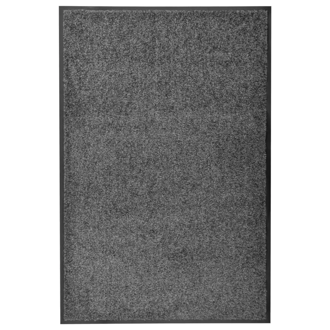 Fußmatte Waschbar Anthrazit 60x90 Cm günstig online kaufen