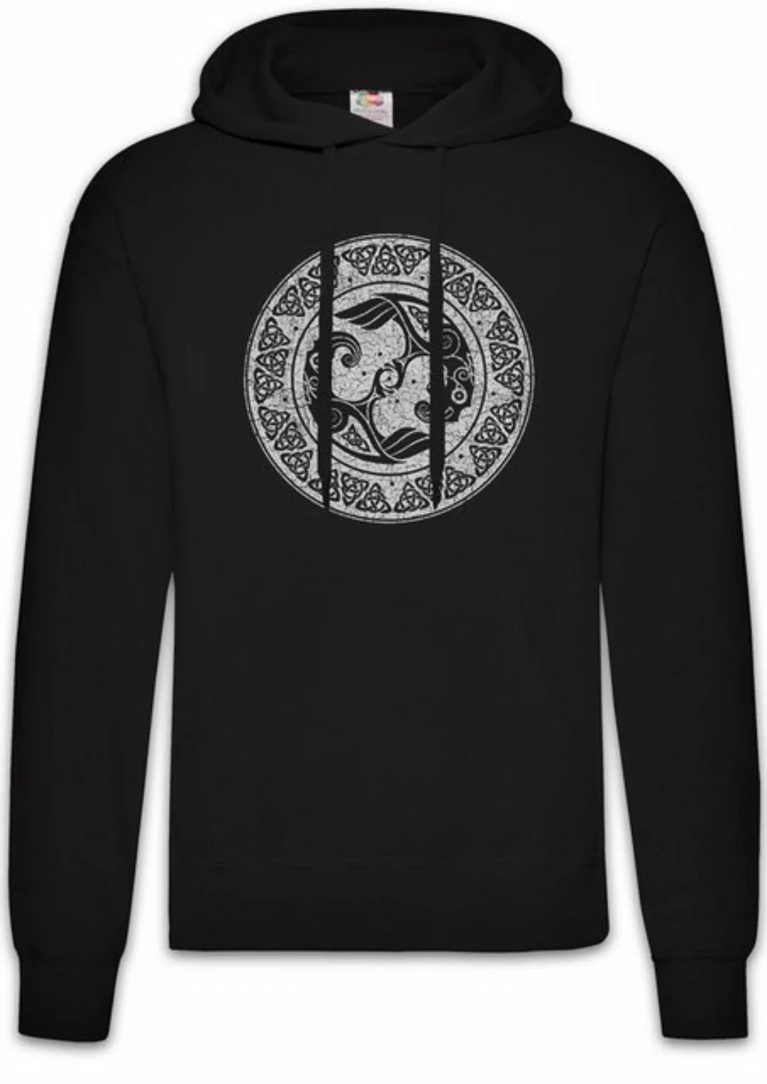 Urban Backwoods Hoodie Viking Shield II Herren Hoodie Schild Knoten Walhall günstig online kaufen