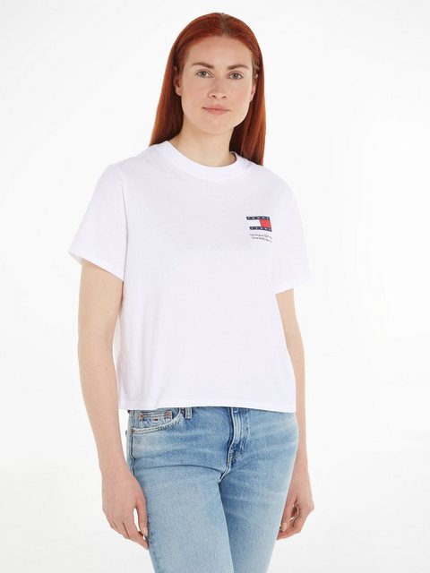 Tommy Jeans T-Shirt TJW BXY GRAPHIC FLAG TEE mit Markenlabel günstig online kaufen