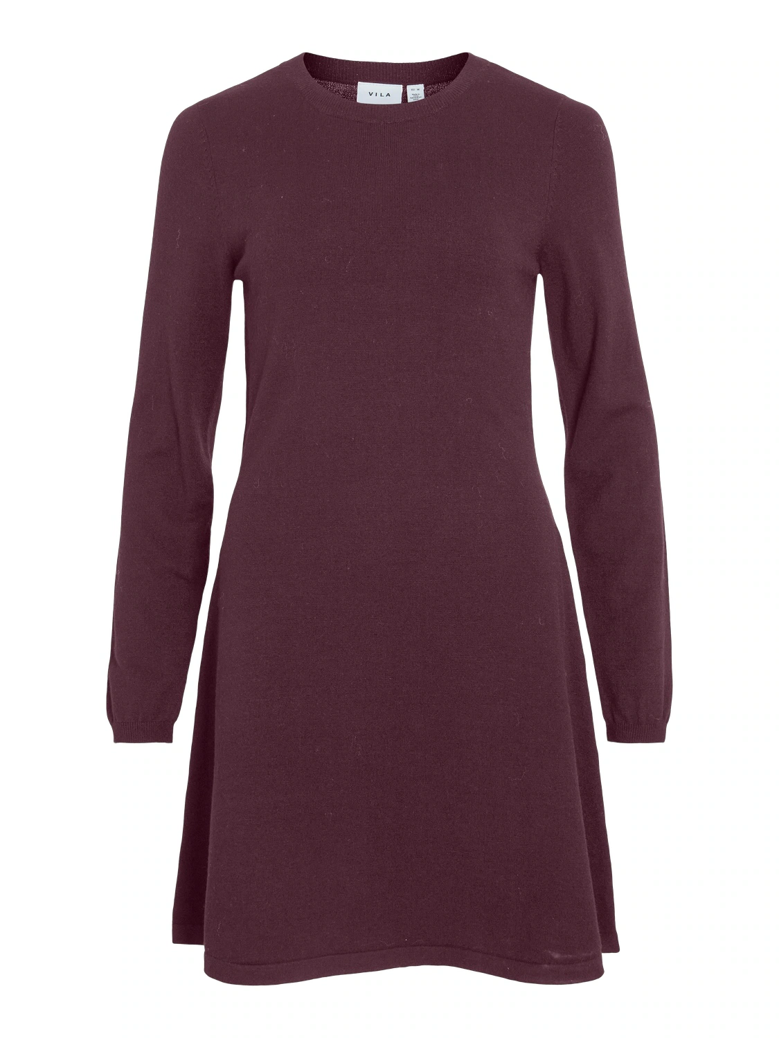 Vila Strickkleid "VICOMFY A-LINE O-NECK KNIT DRESS - NOOS" günstig online kaufen