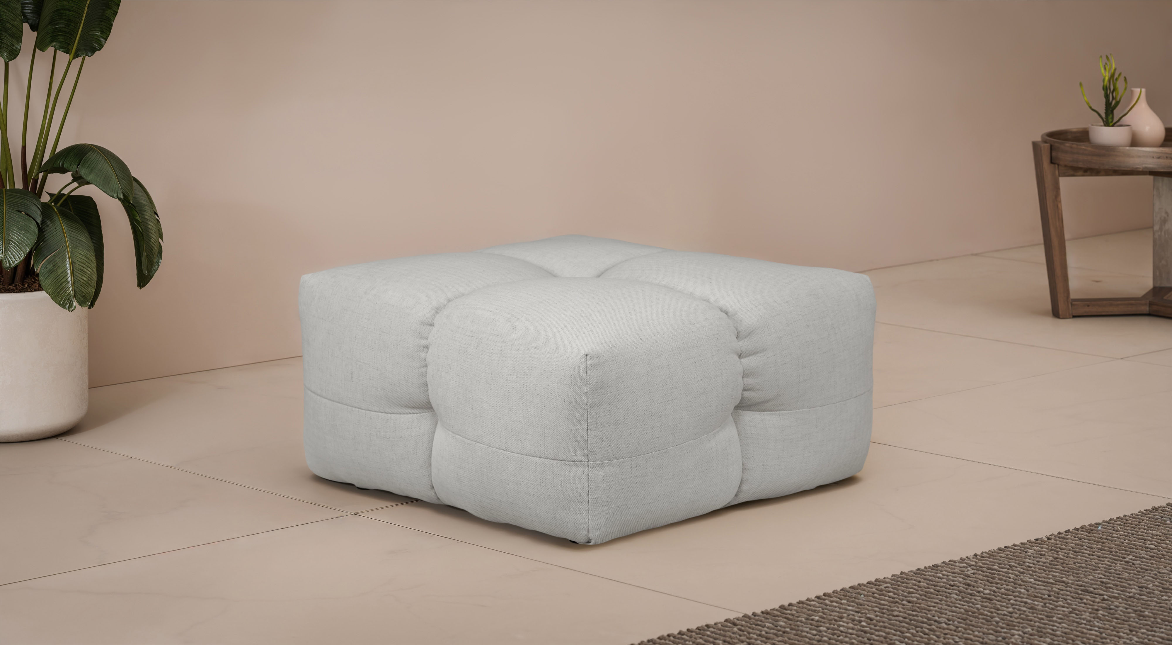 LeGer Home by Lena Gercke Polsterhocker "TALISHA Sitzhocker, moderne Steppu günstig online kaufen