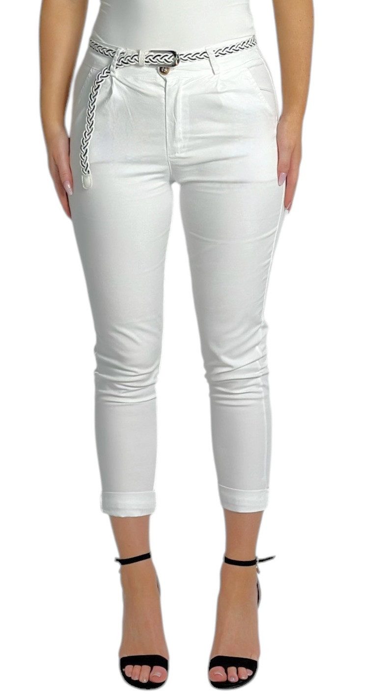 Mississhop Chinohose Damen Hose Baumwolle Hose günstig online kaufen