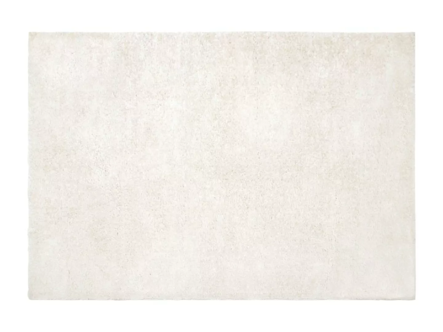 Hochflorteppich - 120 x 170 cm - Weiß - MILINIO günstig online kaufen