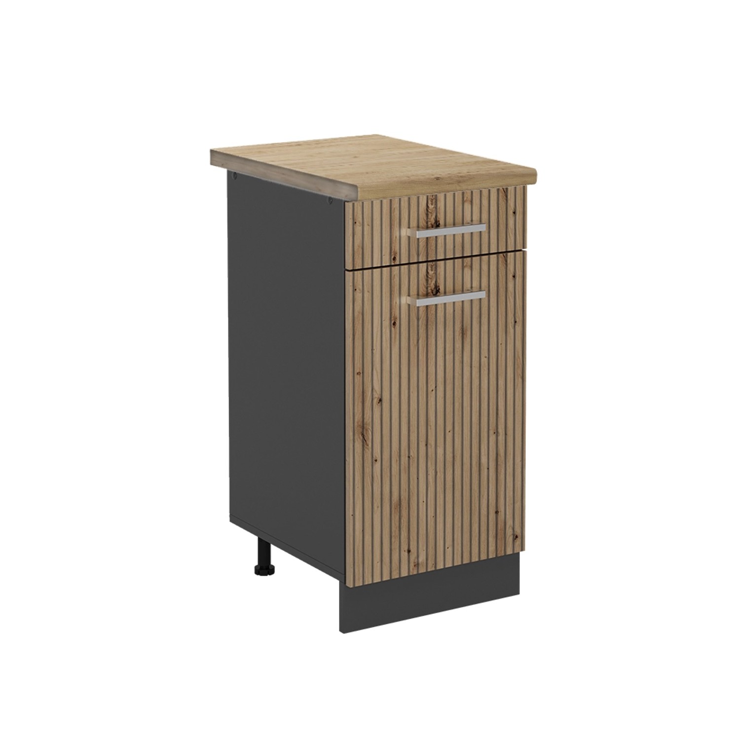 Vicco Unterschrank R-Line, Artisan-Eiche/Anthrazit, 40 cm, günstig online kaufen