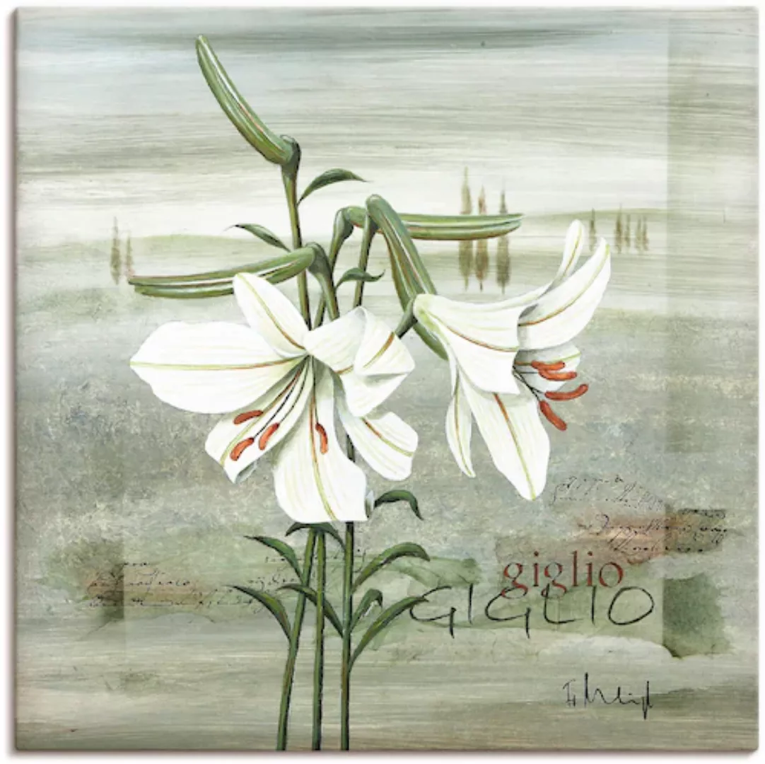 Artland Leinwandbild »Lilie«, Blumen, (1 St.) günstig online kaufen