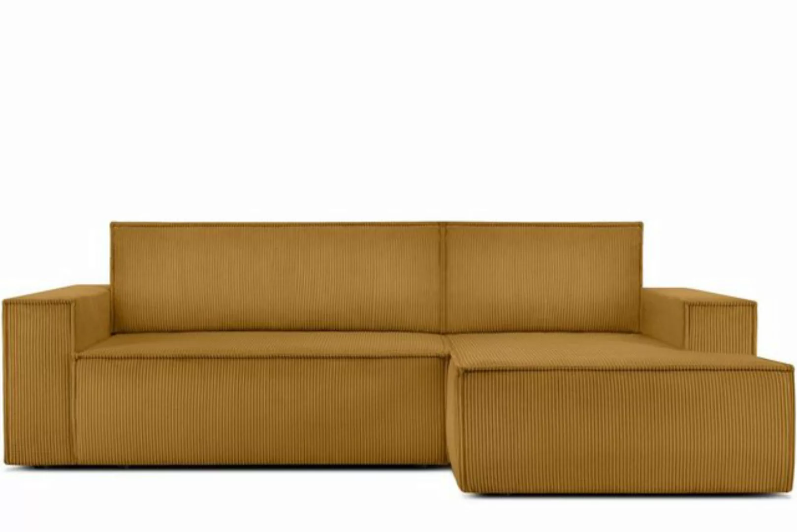 KONSIMO® Ecksofa NAPI Ecksofa rechts, hergestellt in der EU, mit Schlaffunk günstig online kaufen