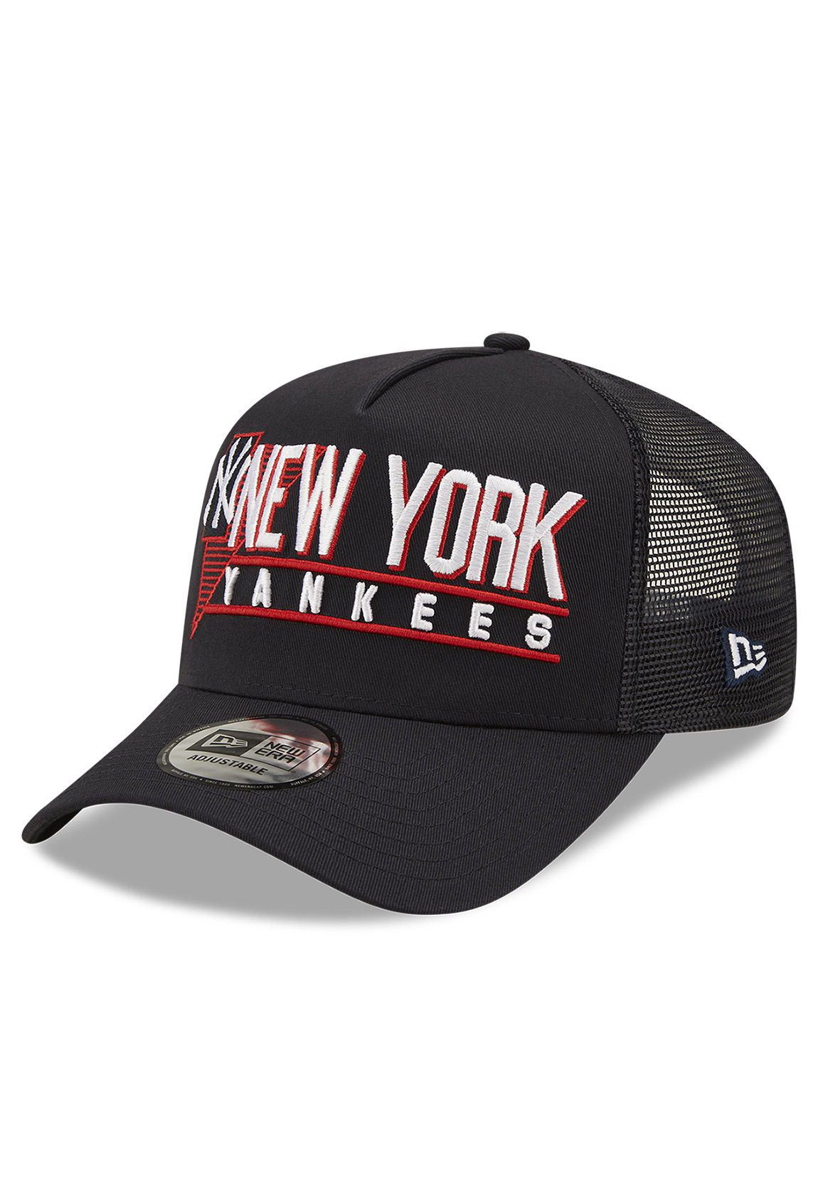 New Era Wordmaker Graphic Adjustable Trucker Cap NY YANKEES Dunkelblau günstig online kaufen