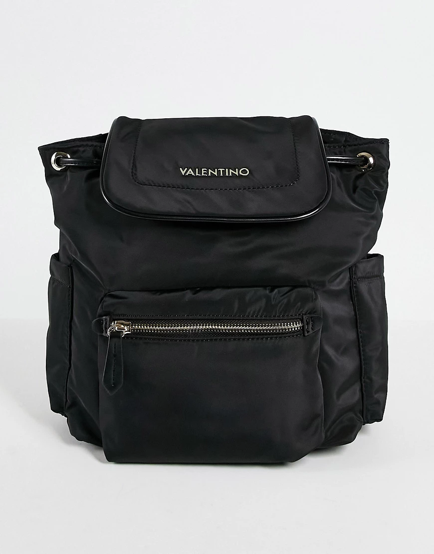 Valentino Bags – Olmo – Rucksack aus recyceltem Nylon in Schwarz günstig online kaufen