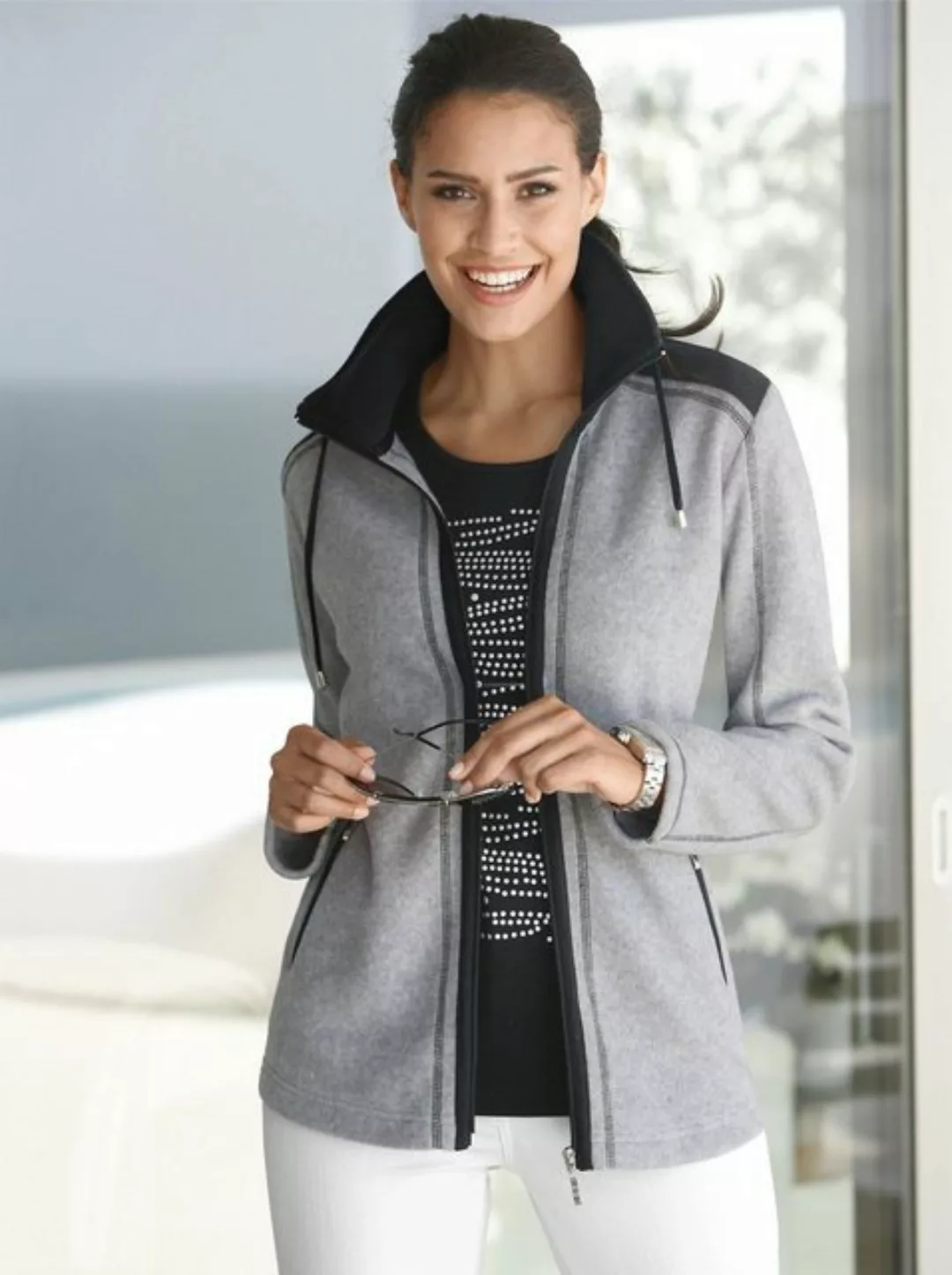 Casual Looks Fleecejacke günstig online kaufen