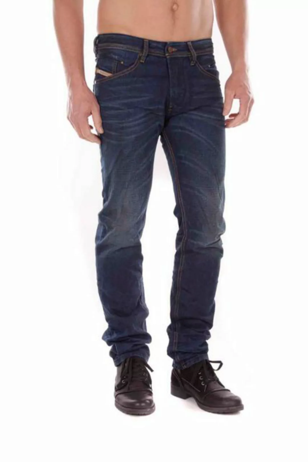 Diesel Straight-Jeans Diesel Belther 0815A Herren Jeans Hose Regular Slim S günstig online kaufen