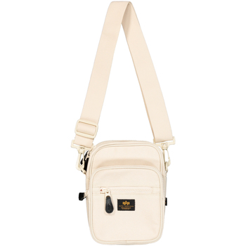 Alpha Industries  Taschen Label Messenger Bag S - vintage white günstig online kaufen