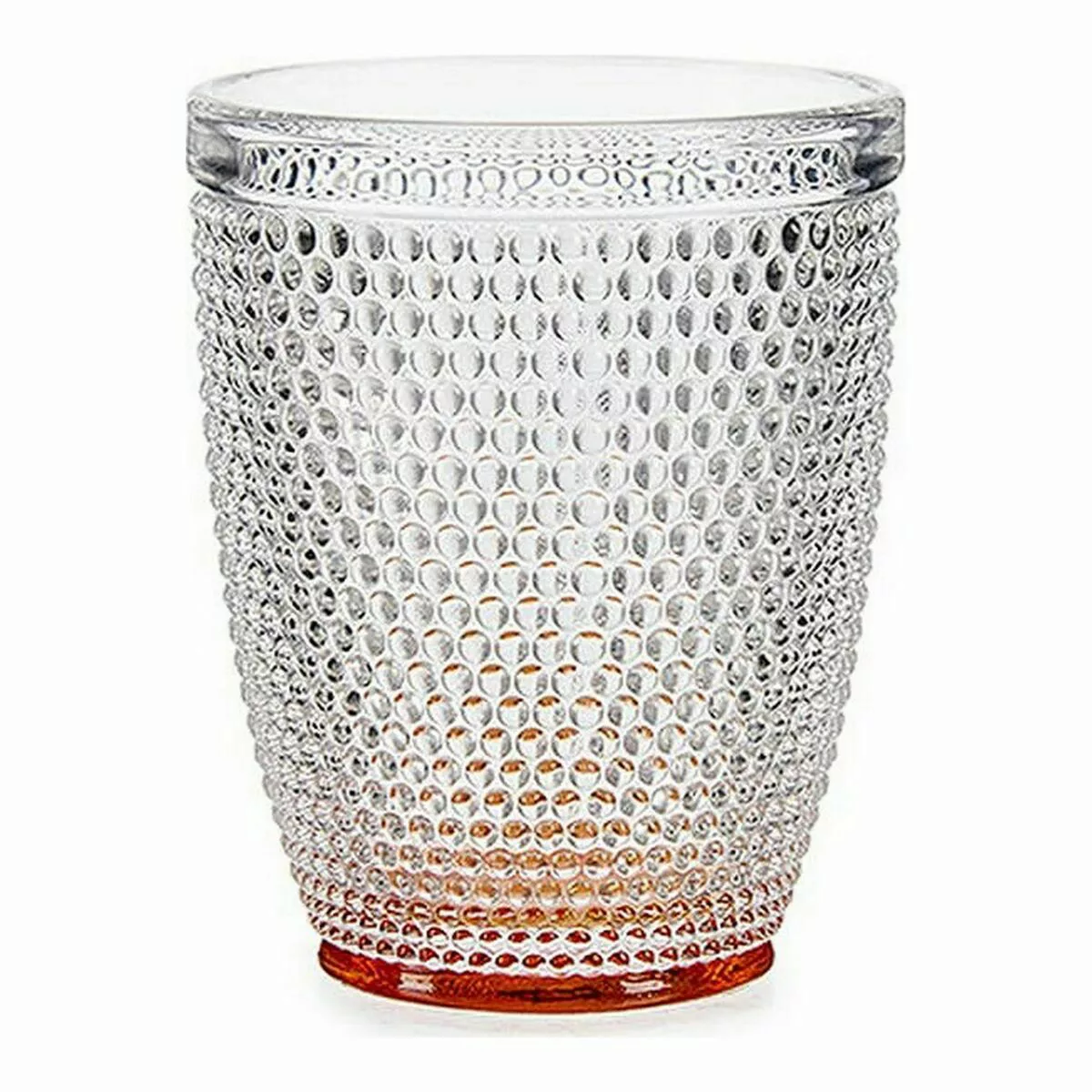 Becher Punkte Bernstein Durchsichtig Glas (300 Ml) (6 Stück) günstig online kaufen