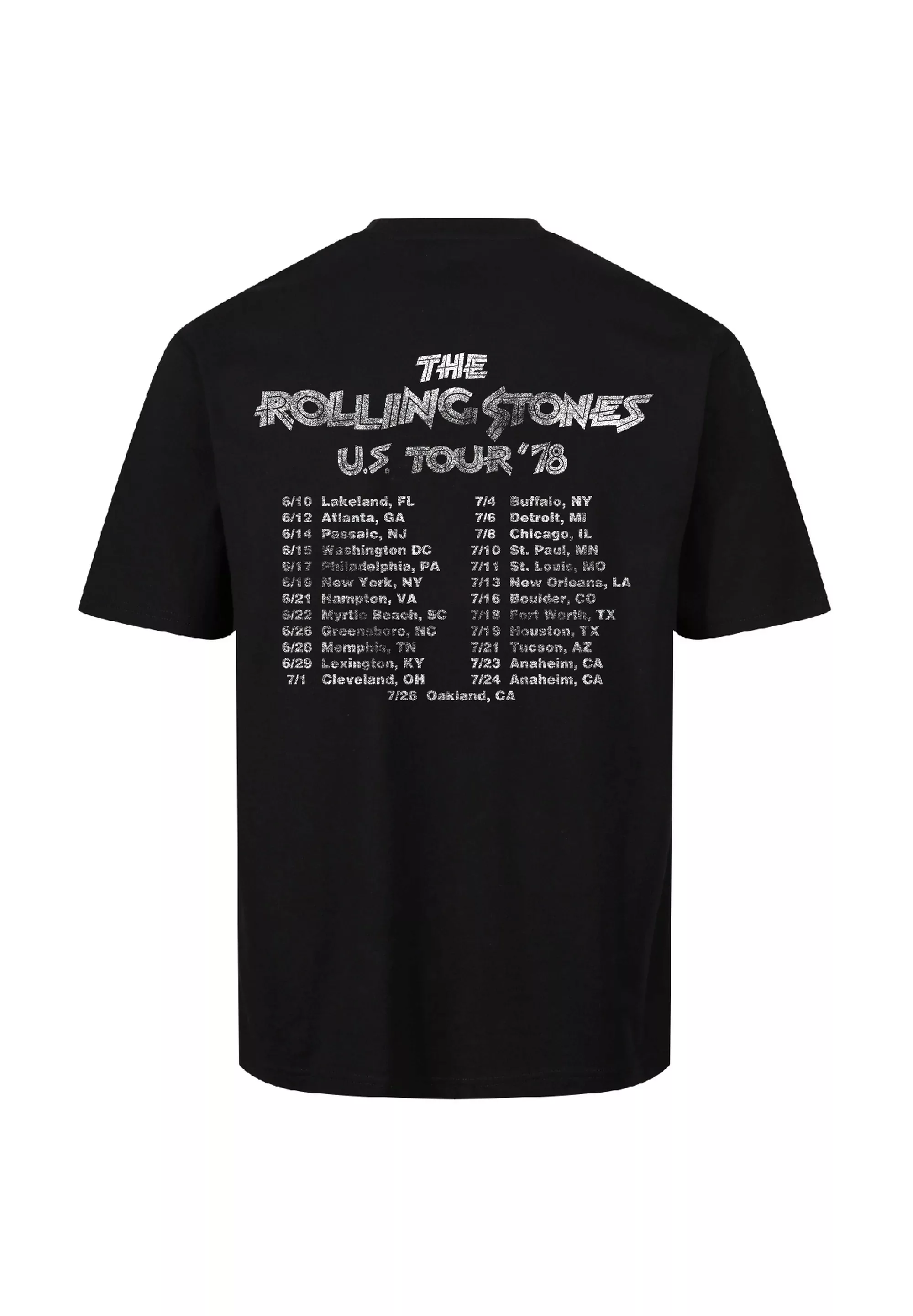 Recovered T-Shirt "The Rolling Stones 76 Tour", mit coolem Stones-Print günstig online kaufen