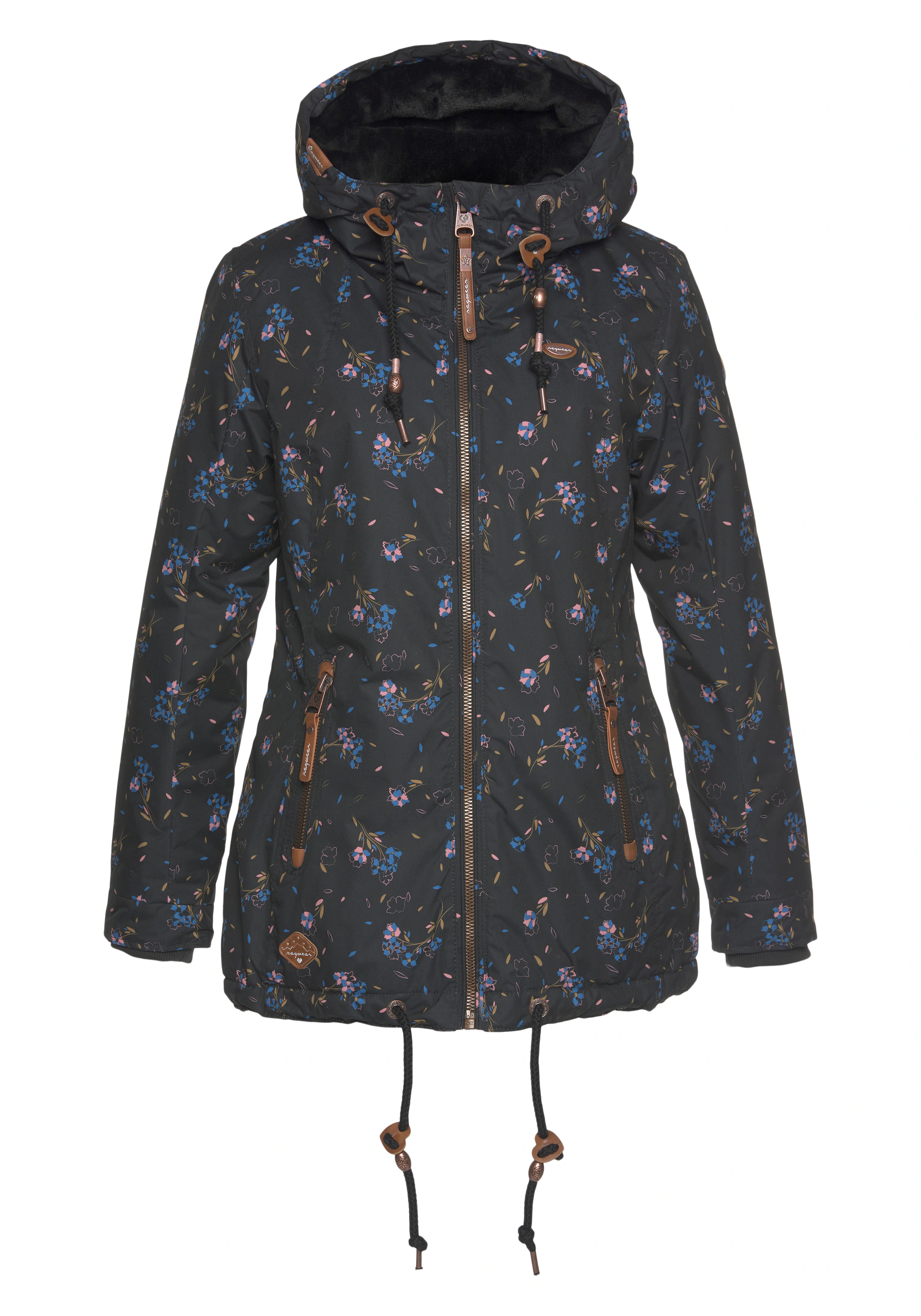 Ragwear Funktionsparka ZUZKA FLOWERS O Outdoorjacke im Allover-Flower-Print günstig online kaufen