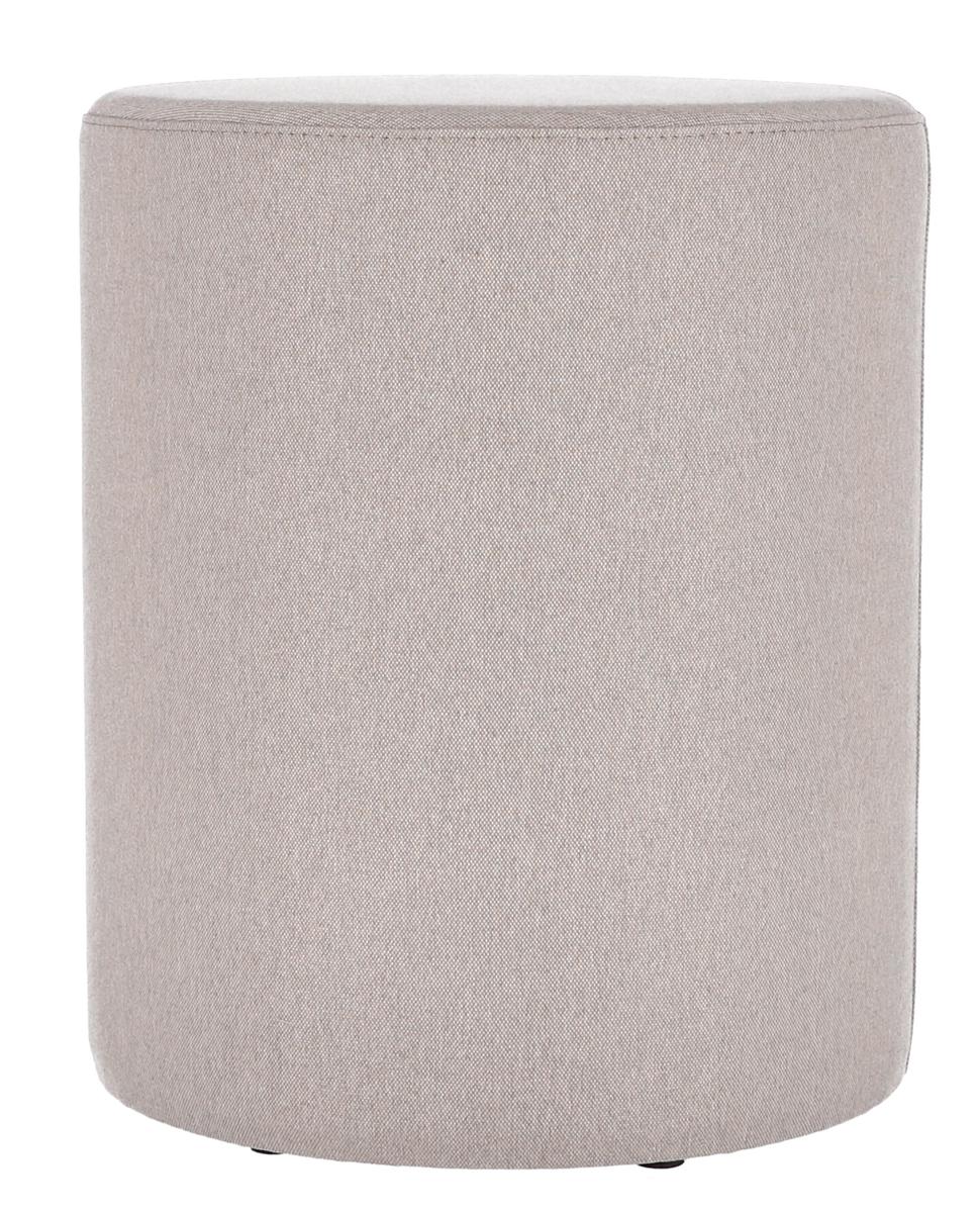 RONDO - Sitzwürfel / Pouf beige H: 48 cm D: 40 cm günstig online kaufen