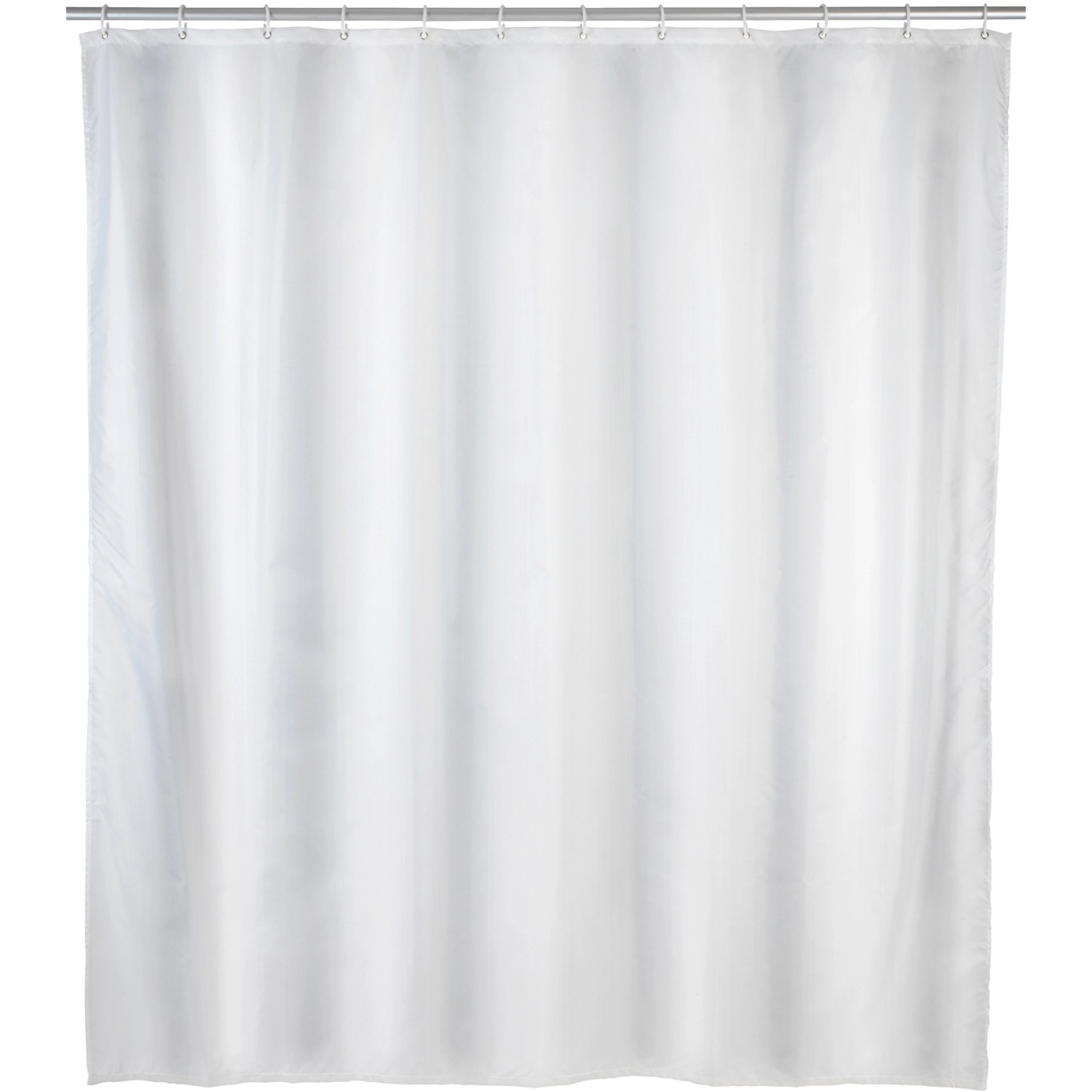 Wenko Duschvorhang aus PEVA Uni Weiß 240 cm x 180 cm günstig online kaufen