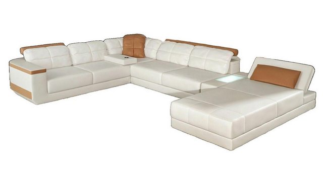 JVmoebel Ecksofa Ecksofa U-Form Sofa Couch Textil Sofas Design Wohnlandscha günstig online kaufen