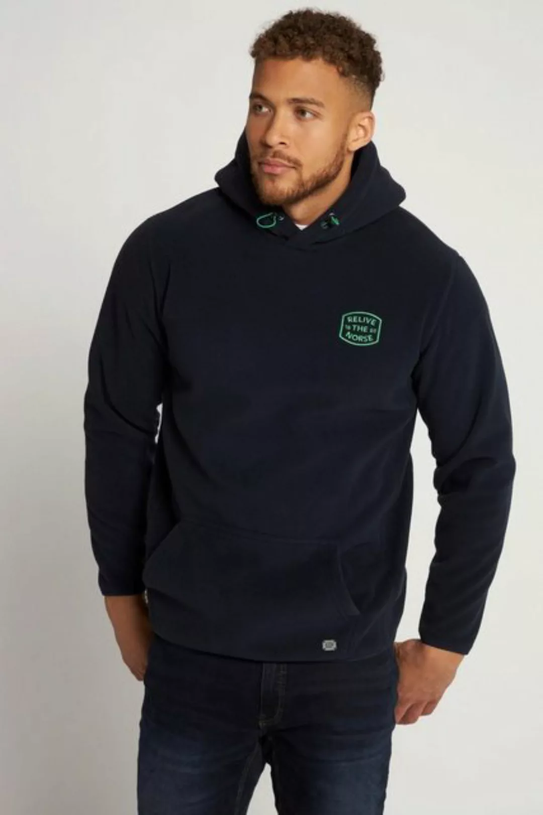 JP1880 Sweatshirt Fleece-Hoodie Kapuze elastische Einfassungen günstig online kaufen