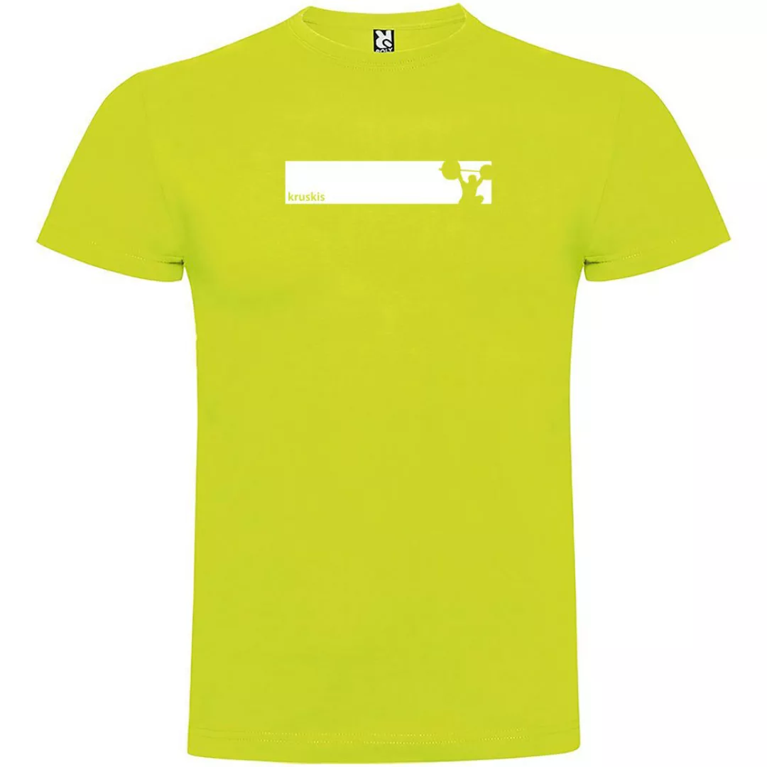 Kruskis Train Frame Kurzärmeliges T-shirt M Light Green günstig online kaufen