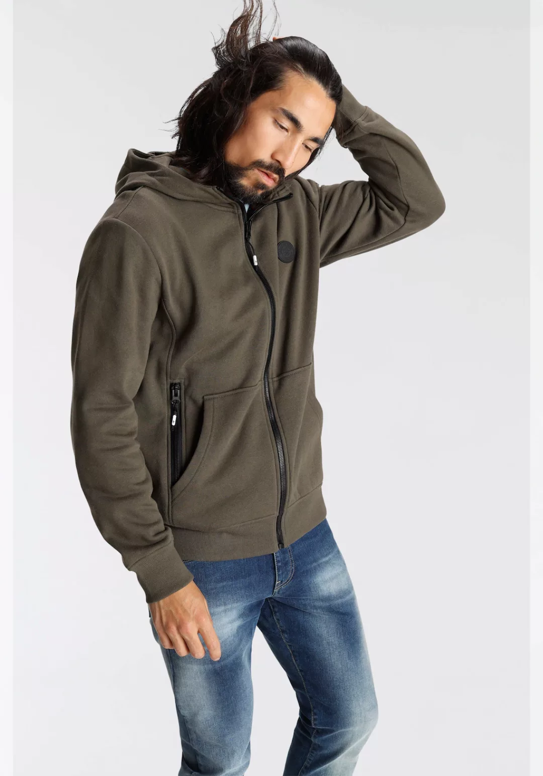 KangaROOS Kapuzensweatshirt Jacke mit Kapuze günstig online kaufen