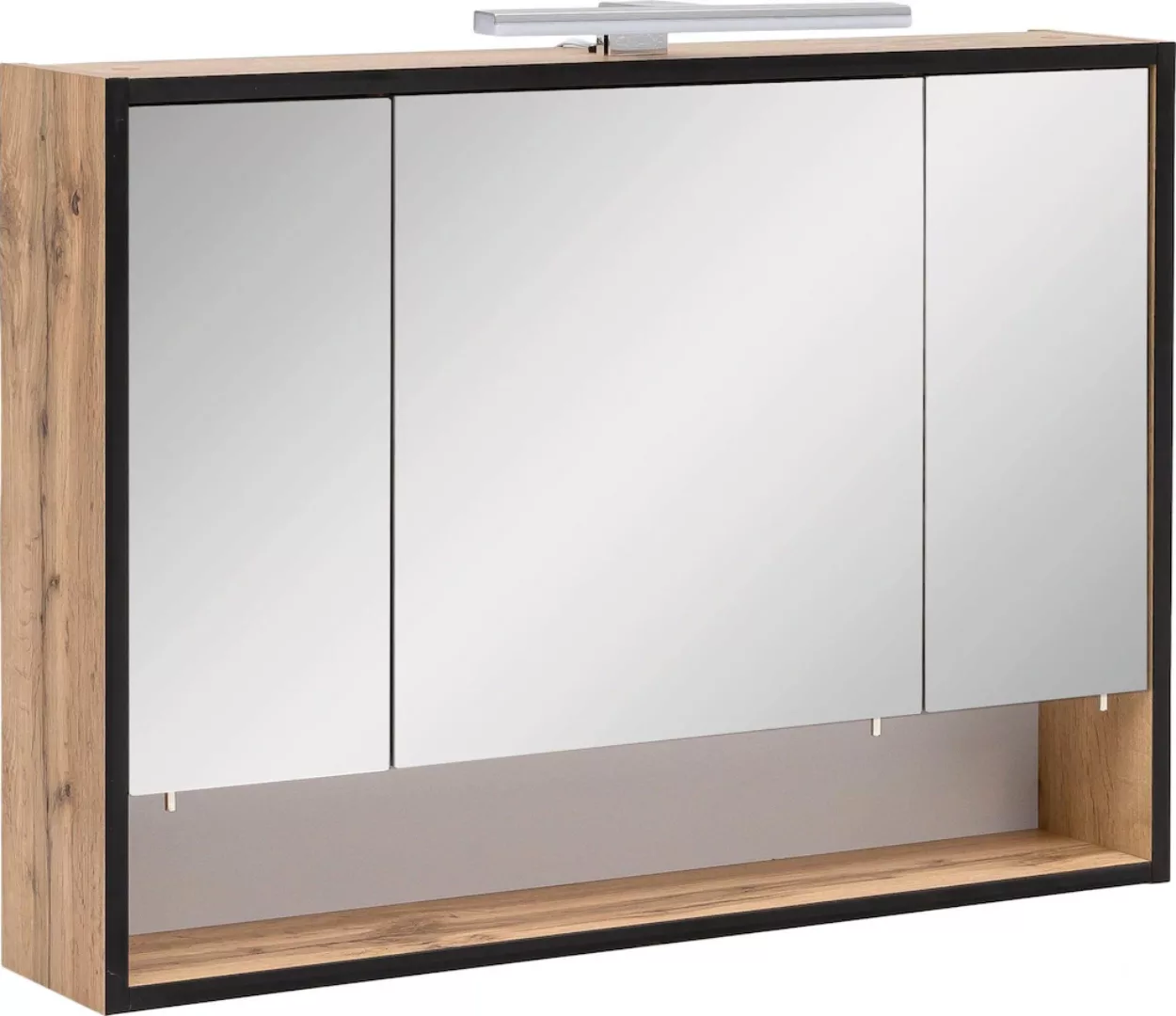 Schildmeyer Spiegelschrank "Maxima", Breite 80 cm, 3-türig, LED-Beleuchtung günstig online kaufen