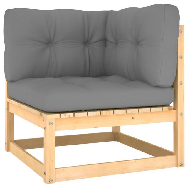 4-sitzer-gartensofa Mit Kissen Kiefer Massivholz günstig online kaufen