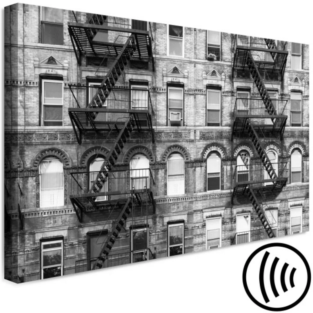 Bild auf Leinwand Brick Apartment (1 Part) Wide XXL günstig online kaufen