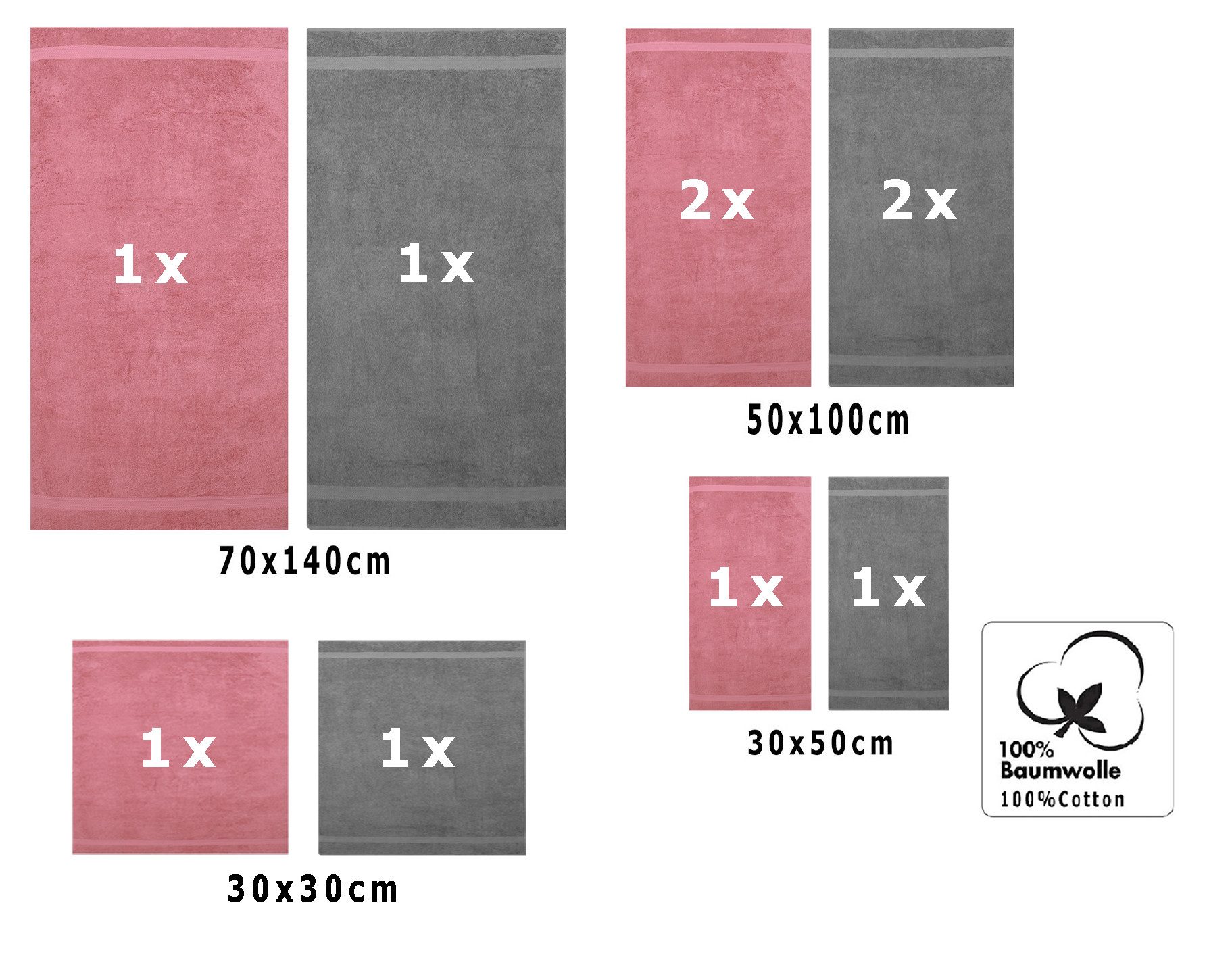 Betz Handtuch Set 10-TLG. Handtuch-Set Classic günstig online kaufen